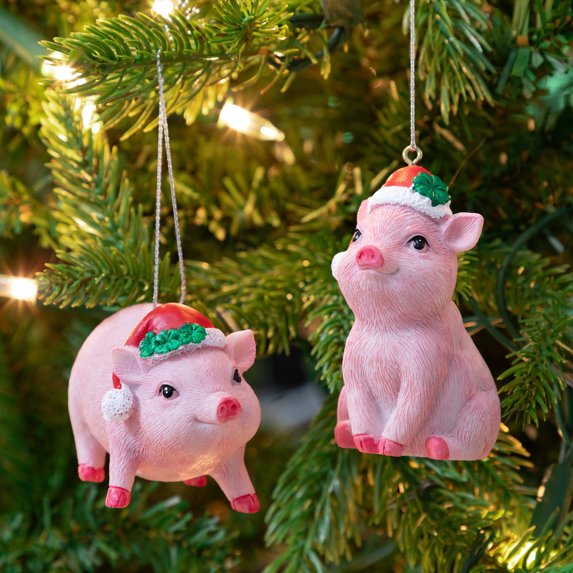 Lucky Pink Pig Ornament、mySite、camillekostekn