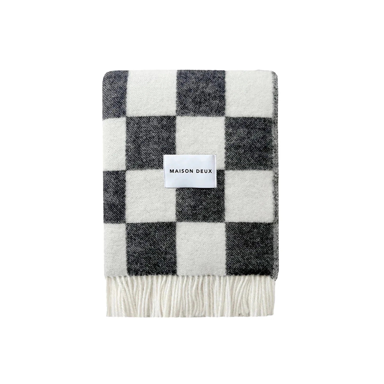 Checkerboard Black White Blanket、mySite、gigharbornorthrealestate