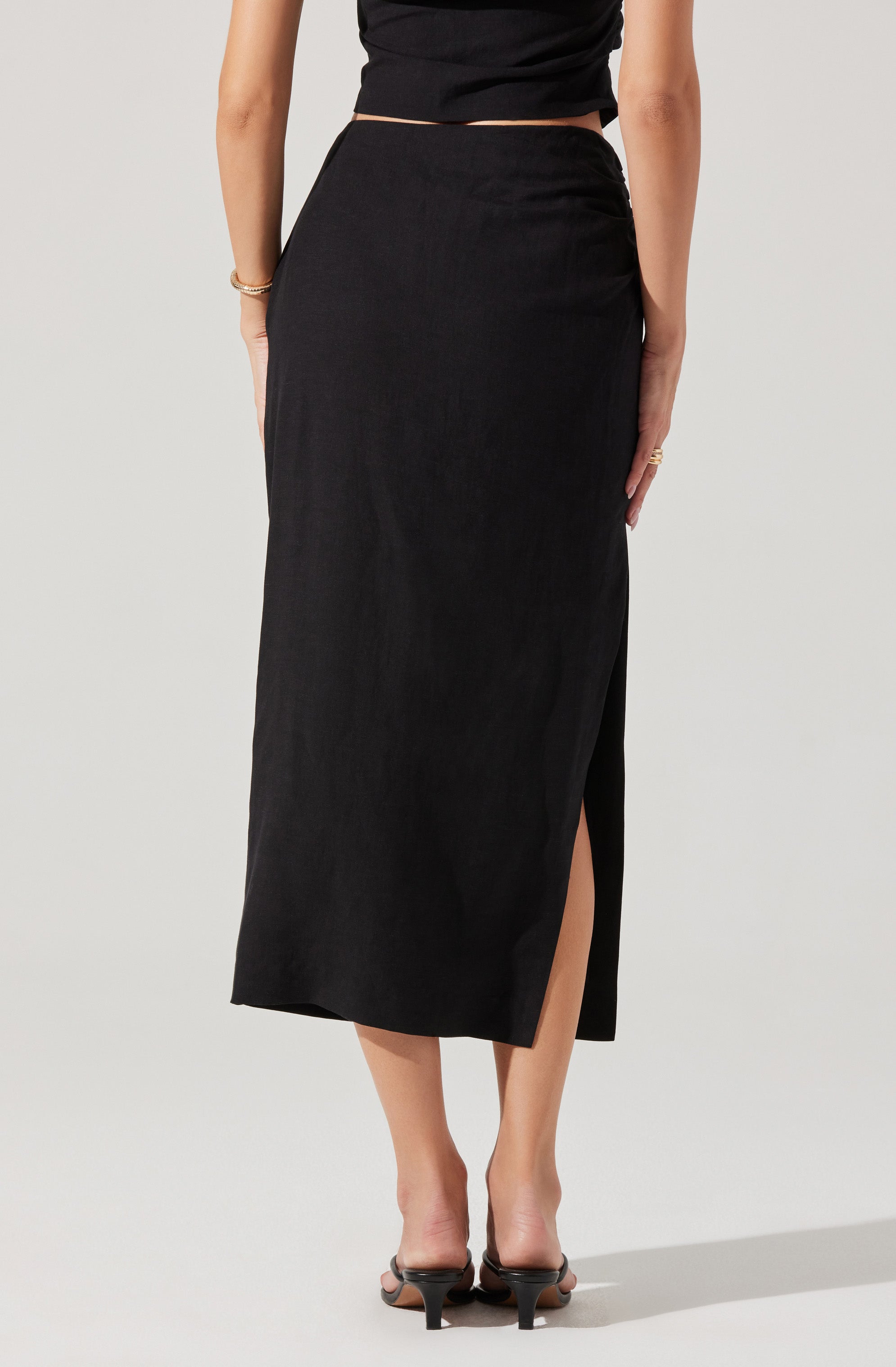 Asha Midi Skirt、mySite、solidvoid