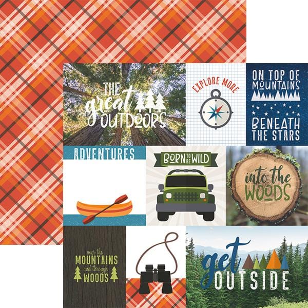  Scrapbook Paper - Great Outdoors Tags、mySite、ghnorth
