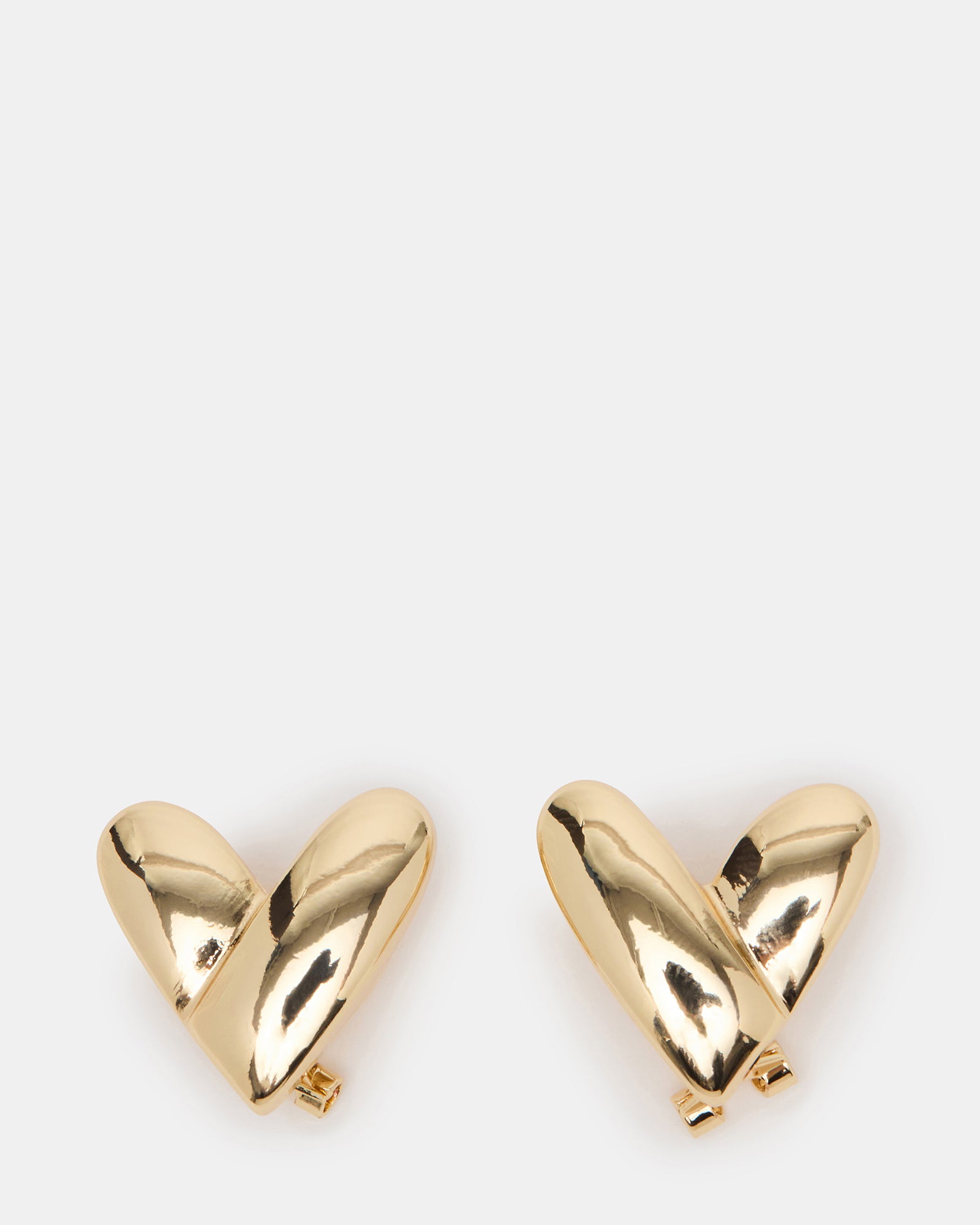 HEART STUD EARRINGS GOLD、mySite、gtrtttuynbv