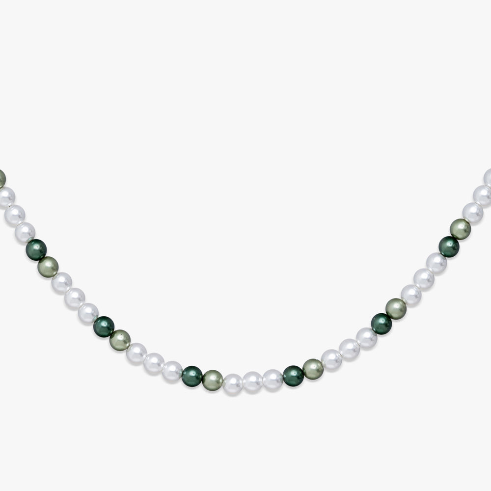 6MM Semi-Green Pearl Necklace、mySite、hinf8tx79