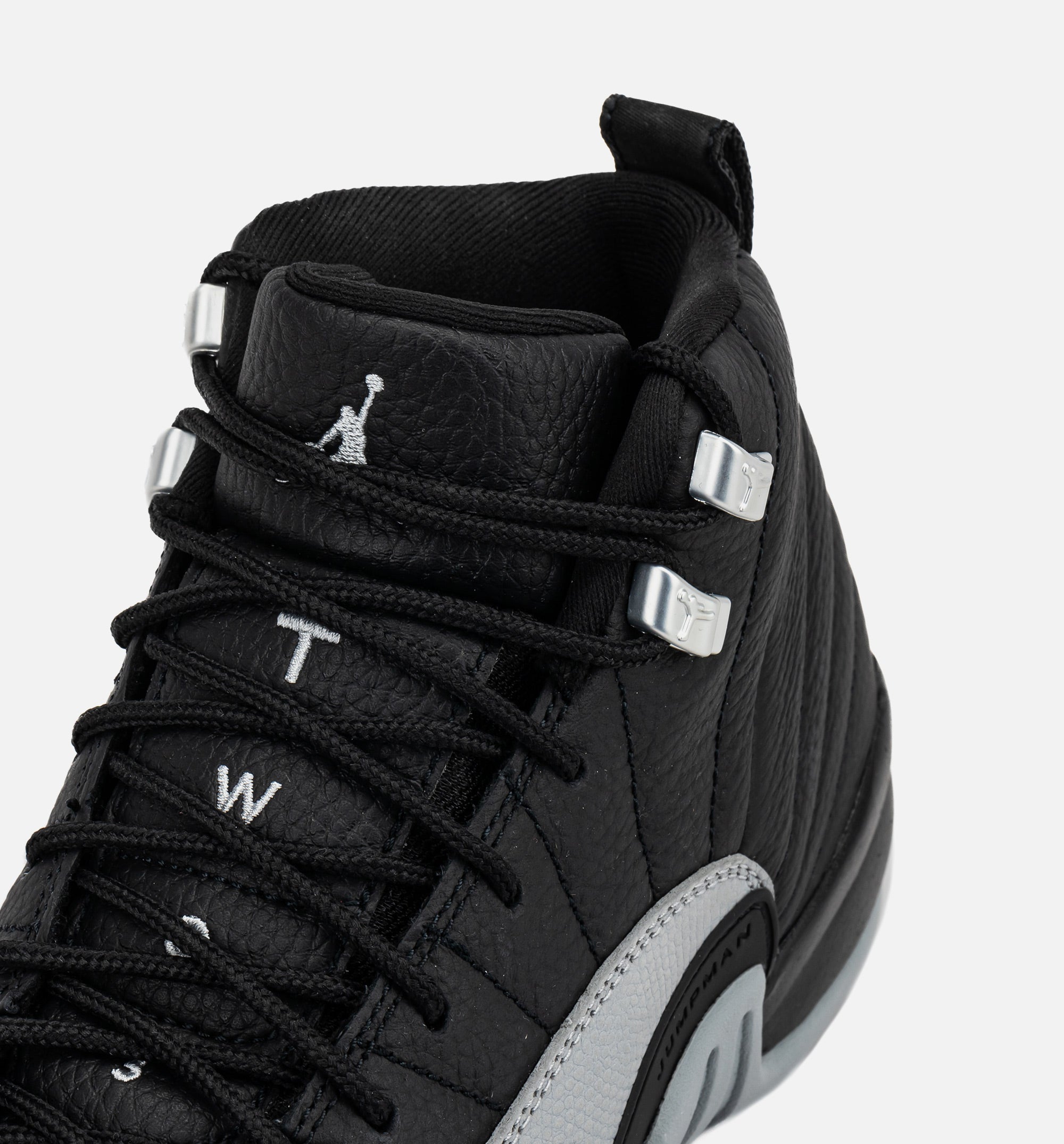 Air Jordan 12 Retro Black And Wolf Grey Grade School Lifestyle Shoe - Black/Wolf Grey/White、mySite、dreamappss