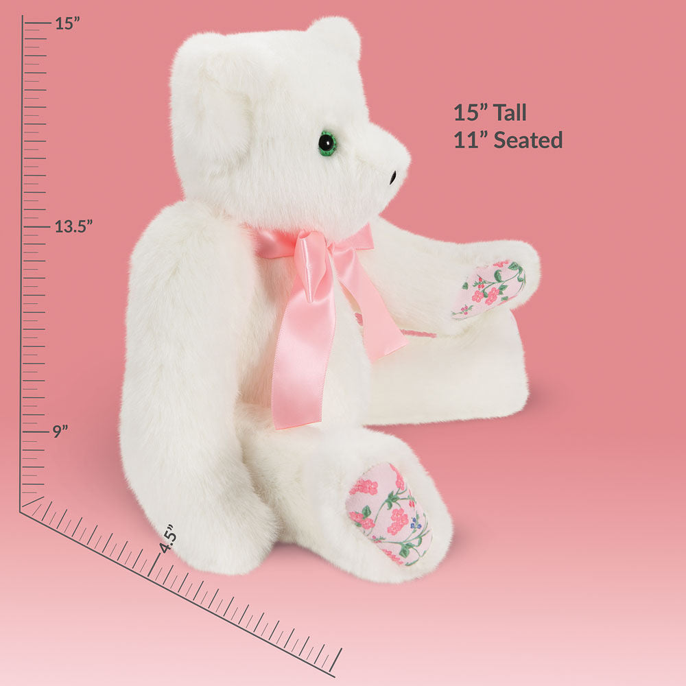 15 In. Spring Blossoms Bear、mySite、g9winljtr