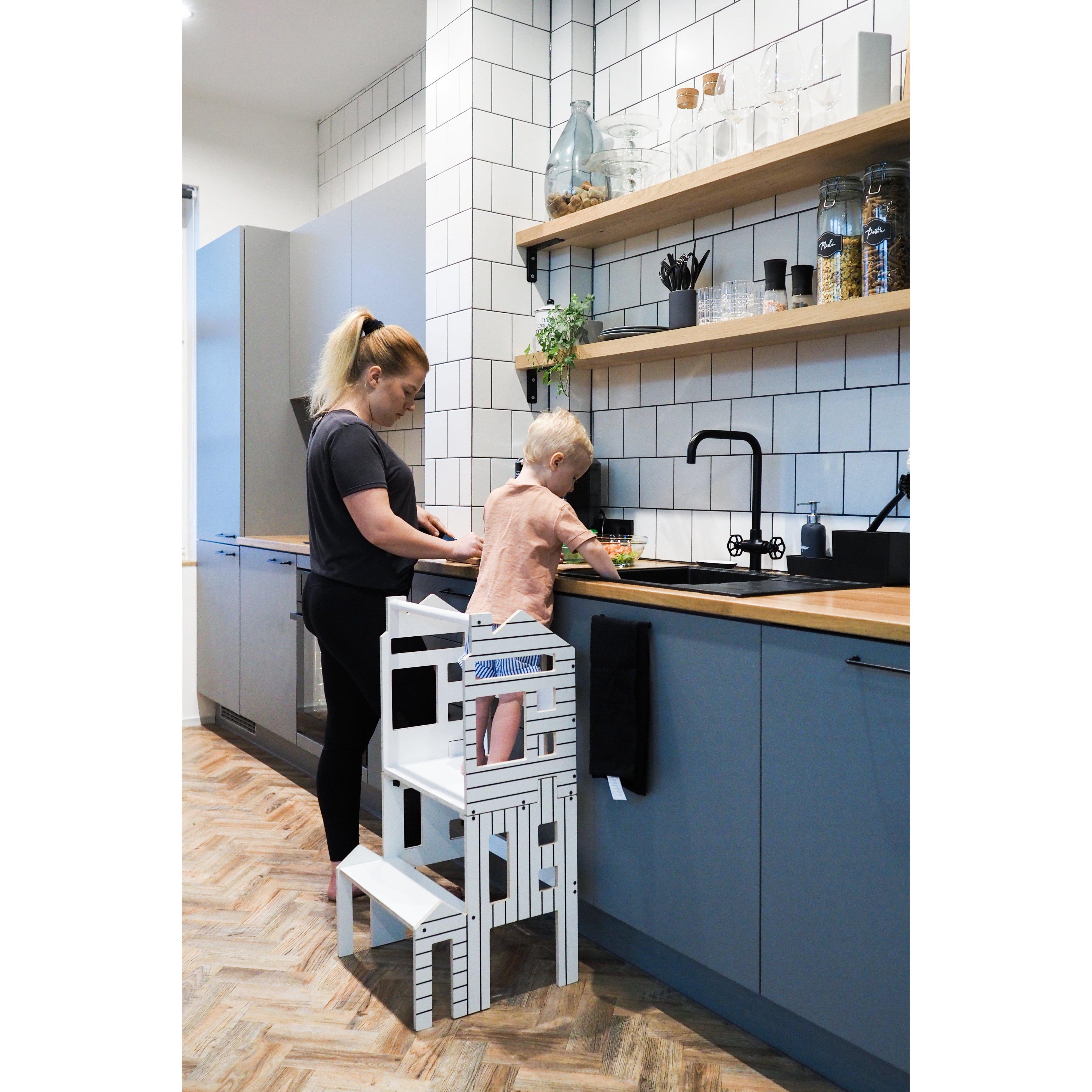 Wooden Multi-Function Learning Tower Dollhouse、mySite、gigharbornorthrealestate