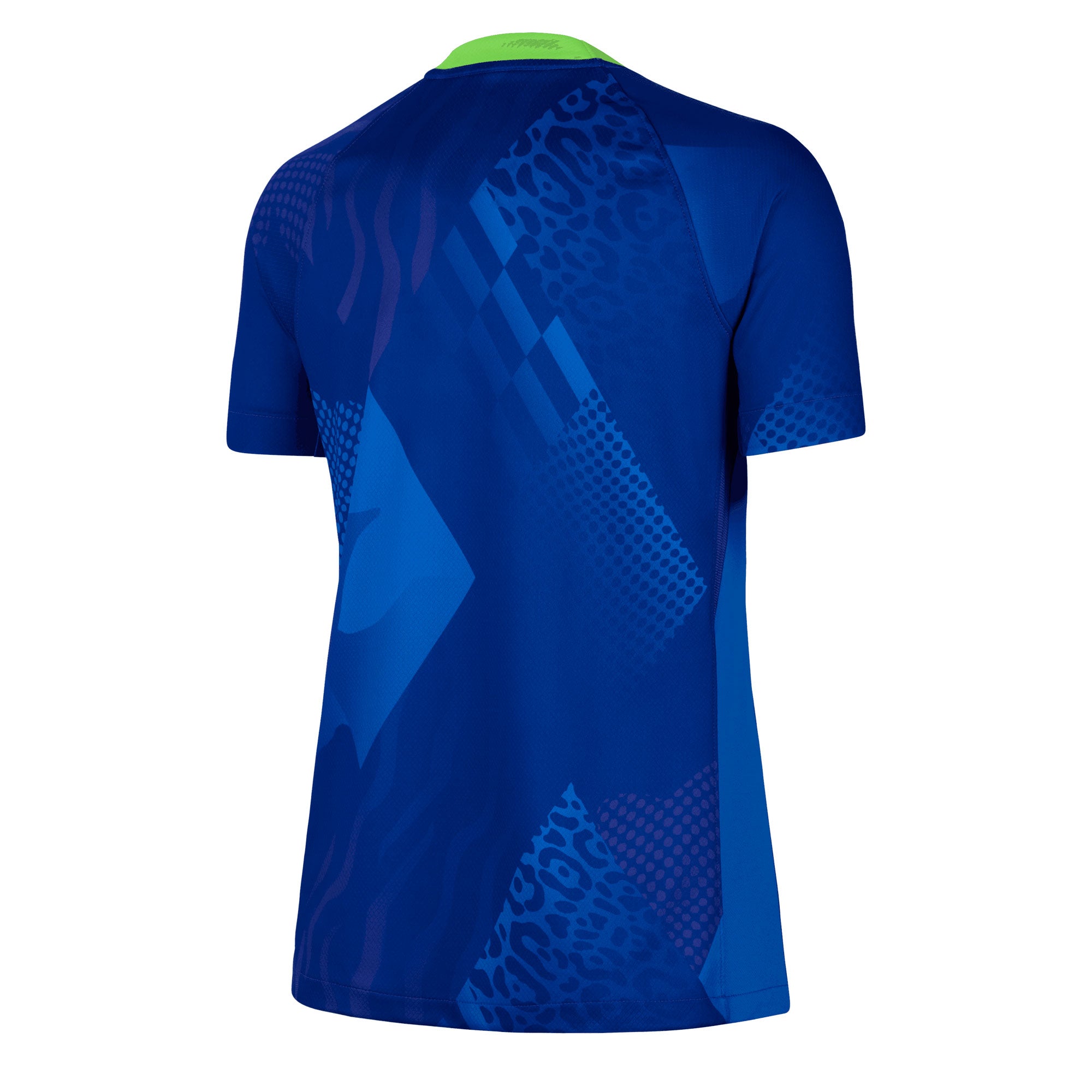 Nike Women's Brazil 2025/26 Away Jersey Blue/Green、mySite、noshort