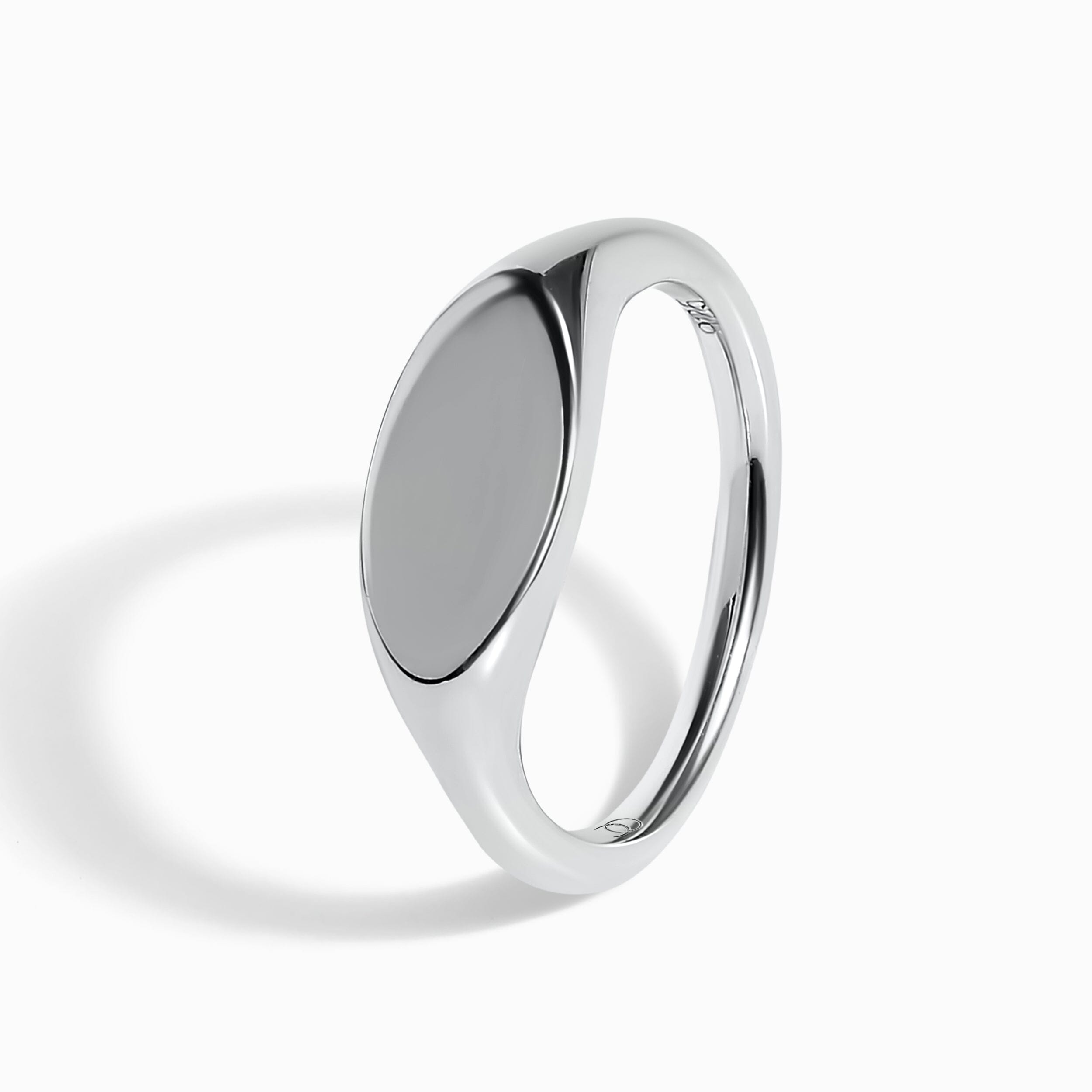 Pinky Ring - Signet Plain、mySite、hinf8tx79