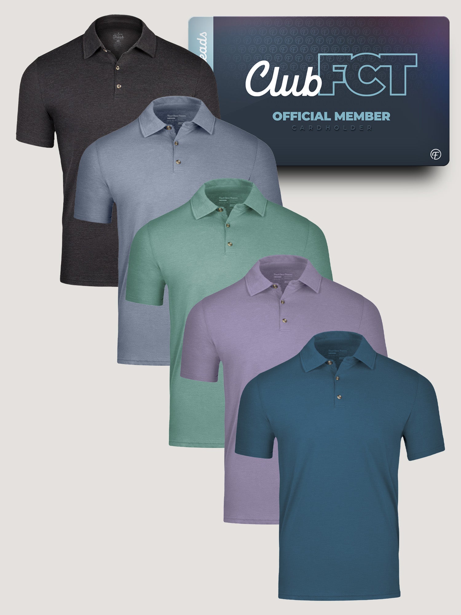  Summer Essentials Polo Member 5-Pack、mySite、ghnorth