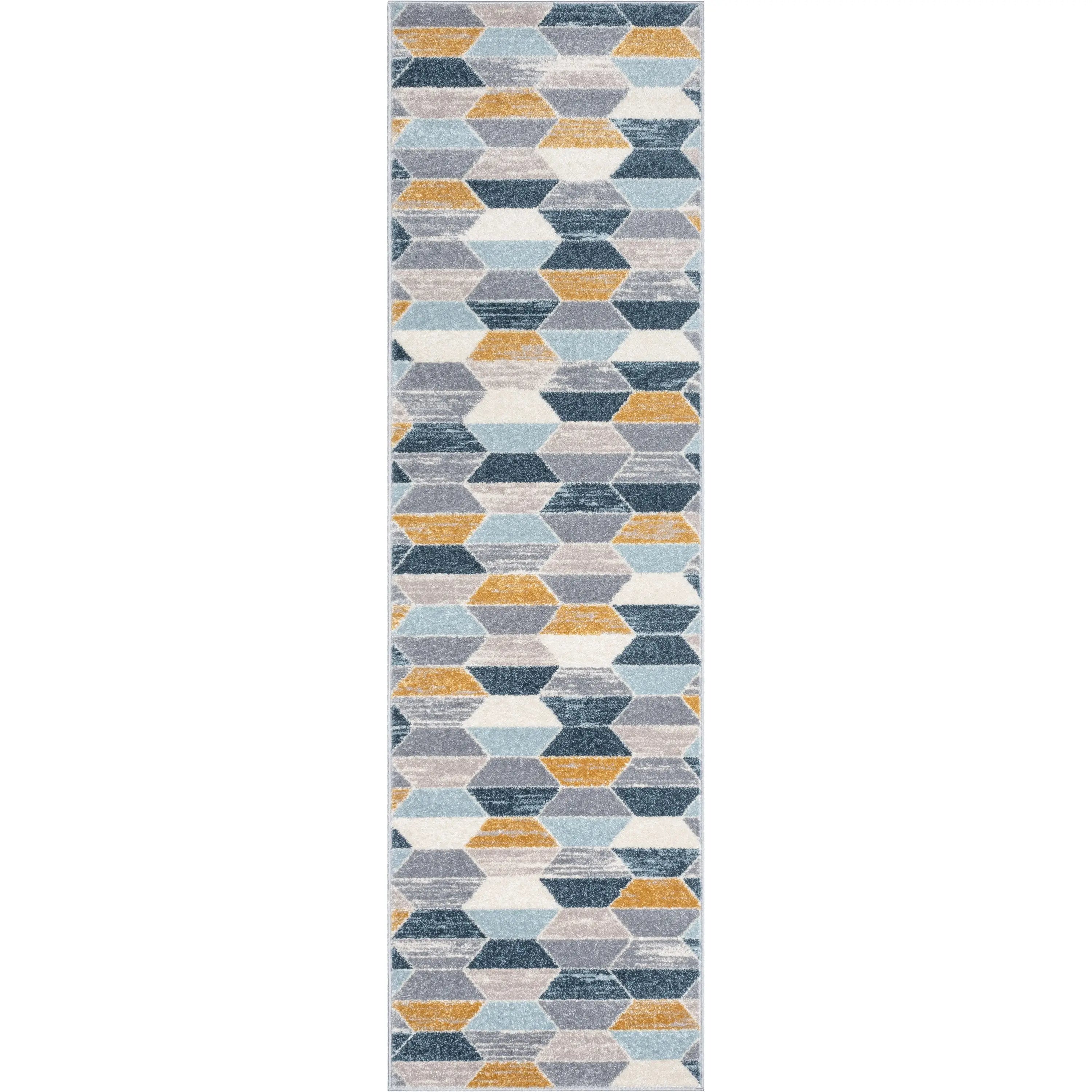 Maddox Blue Modern Geometric Rug、mySite、gigharbornorthrealestate