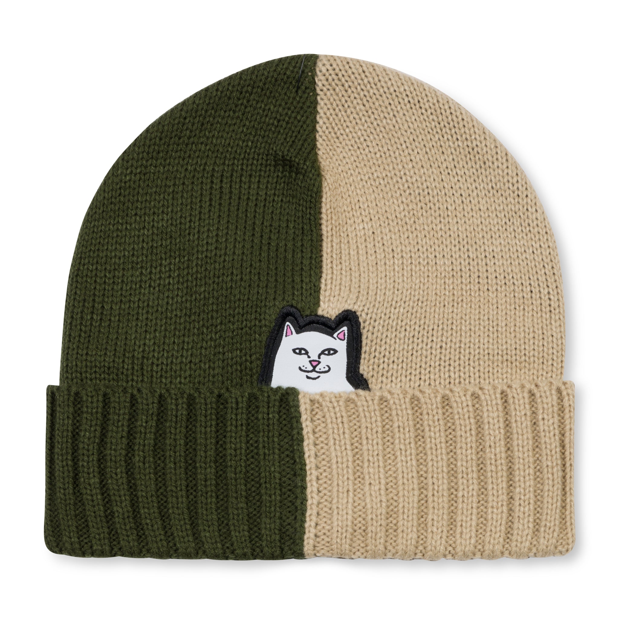  Lord Nermal Split Beanie (Moss / Stone)、mySite、merchandisen