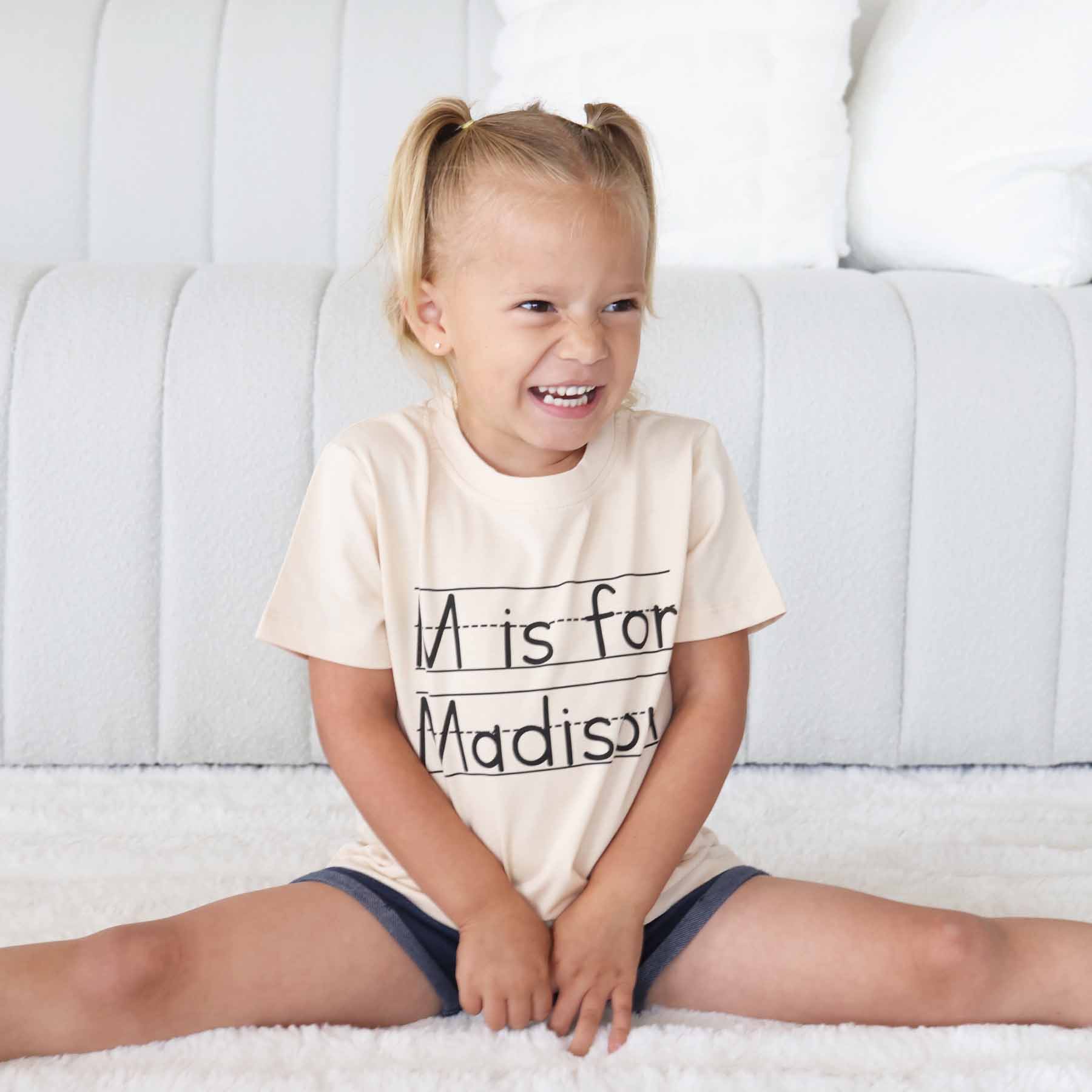  Personalized My Name is Kids Graphic Tee | Natural、mySite、layawaytickets