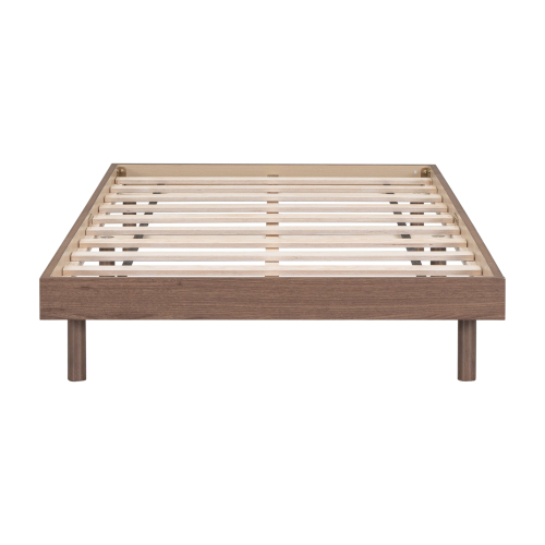 Modern Design Full Floating Platform Bed Frame for White Washed Color、、xpatfood