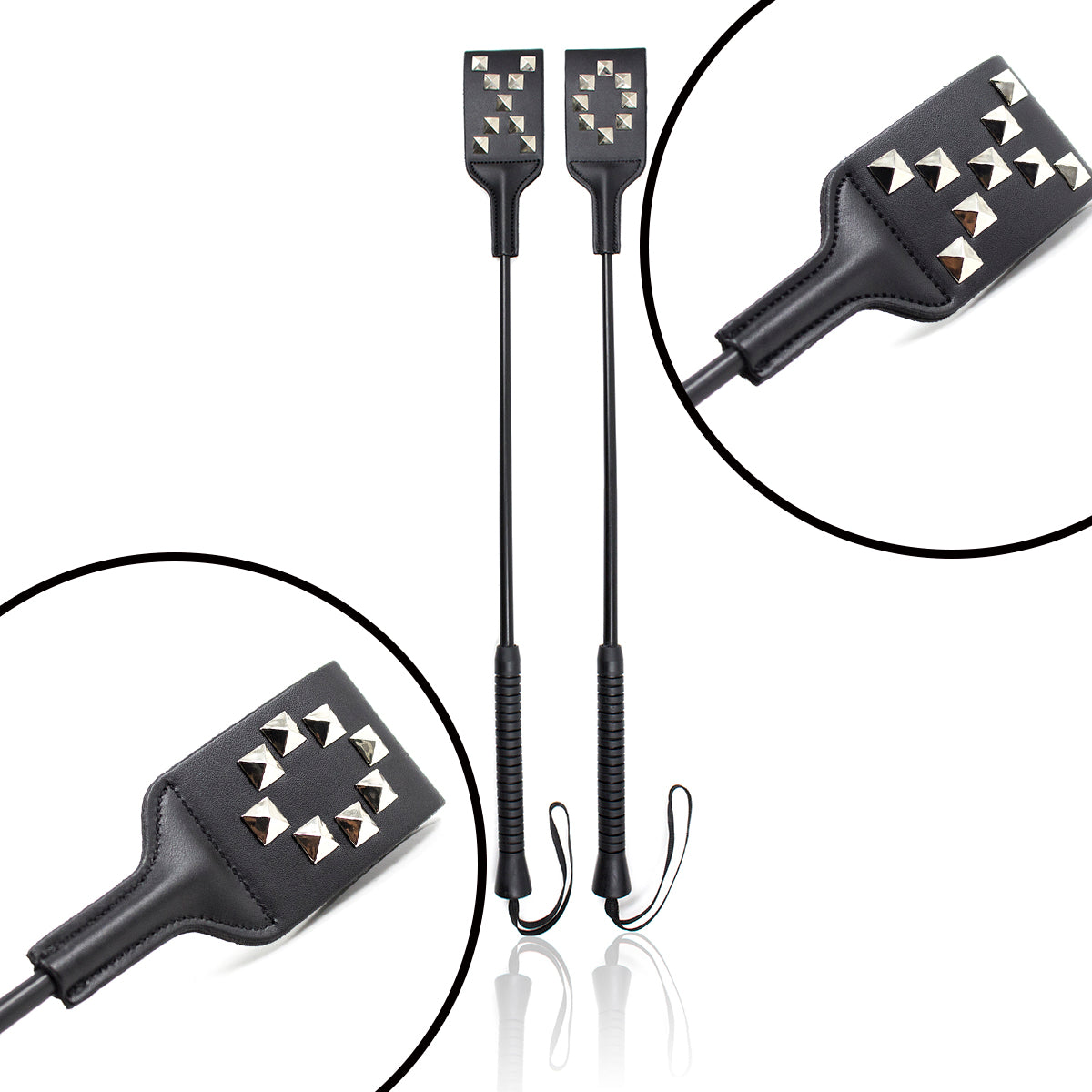 Come Closer Leather Paddle | Rivet Pattern | Whip Whip Play、mySite、bottomscart