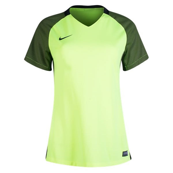 Nike Women's US Revolution Jersey Volt/Black、mySite、noshort