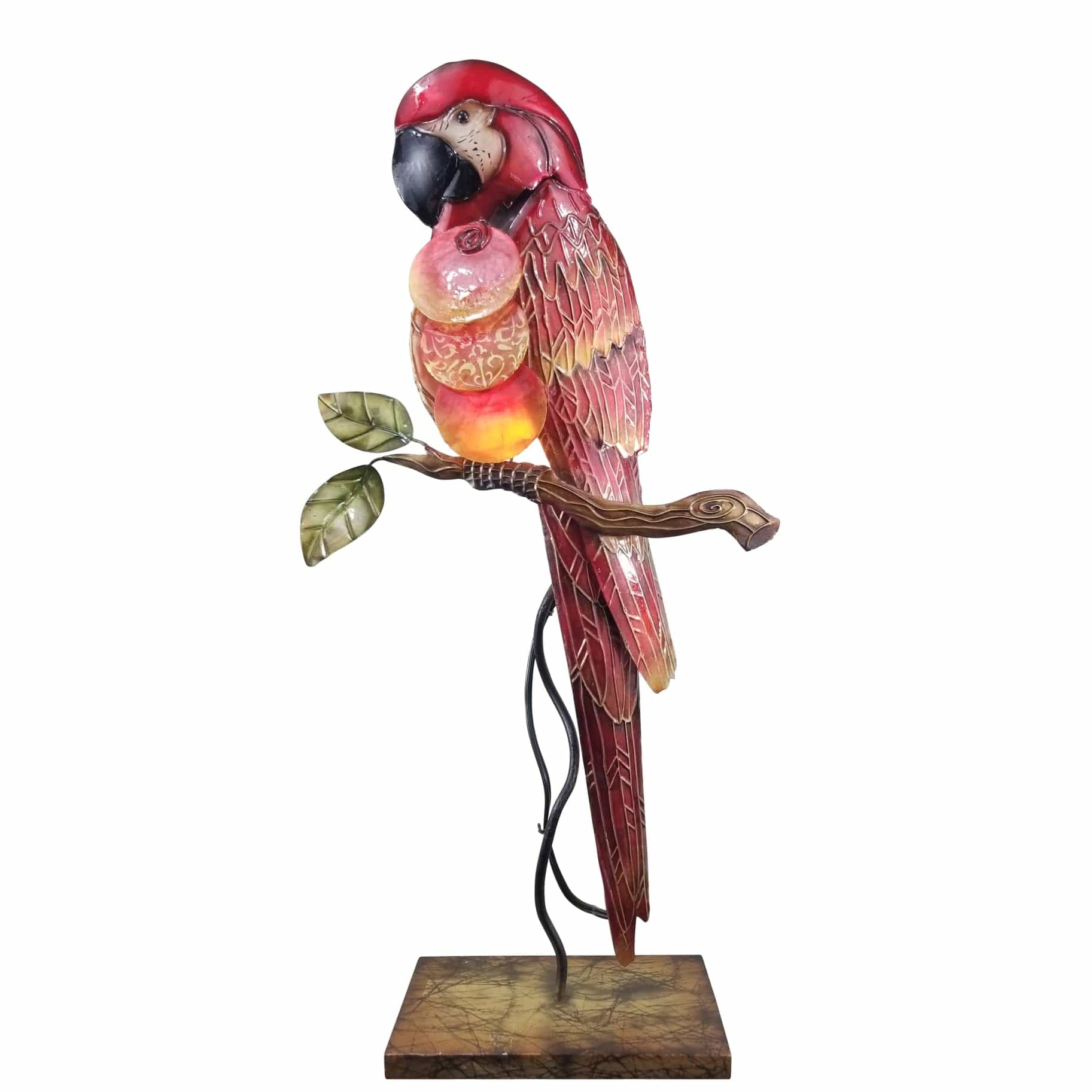 Colorful Macaw Parrot Lamp Accent Lamp Handmade、mySite、g9winljtr