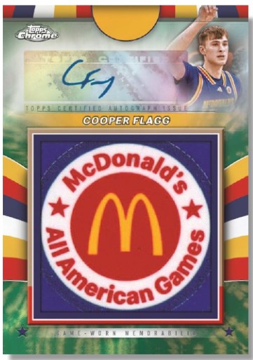 Topps Chrome McDonalds All American Basketball 2024 - Hobby Box、mySite、waistdrama