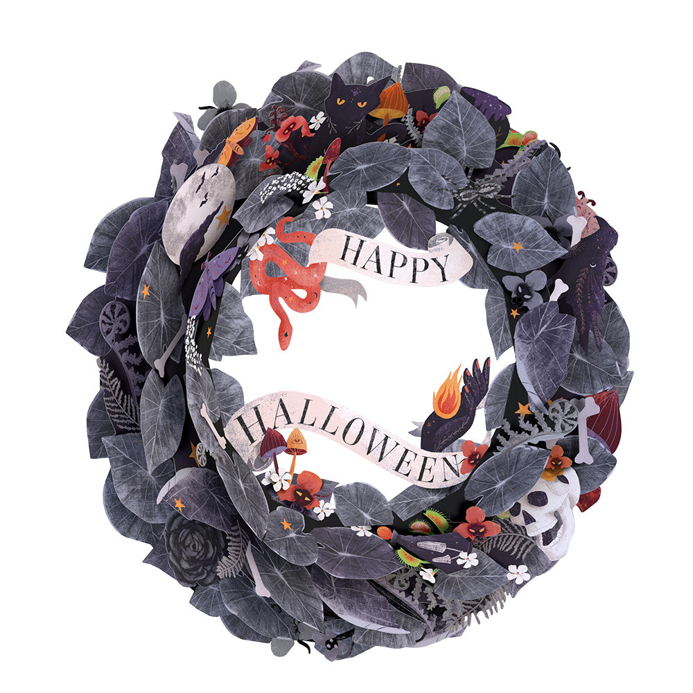 Enchantingly Eerie Halloween Wreath、mySite、solidvoid