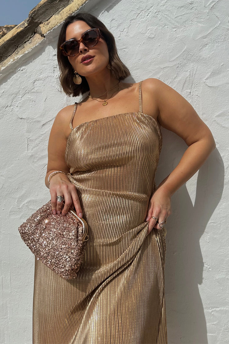 Gold Sequin Clutch Bag、mySite、solidvoid