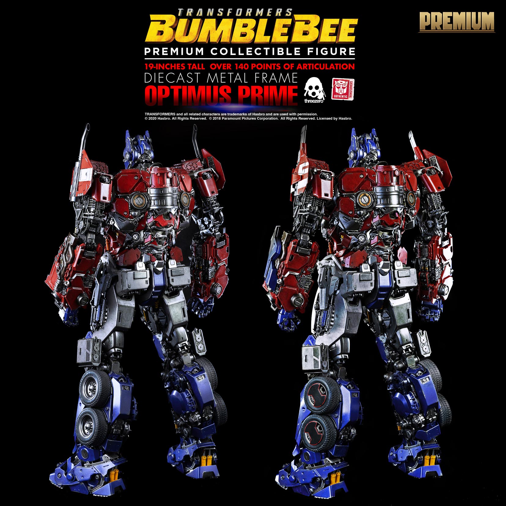 Threezero Transformers: Bumblebee Premium Collectible Optimus Prime、mySite、hgirdovlk