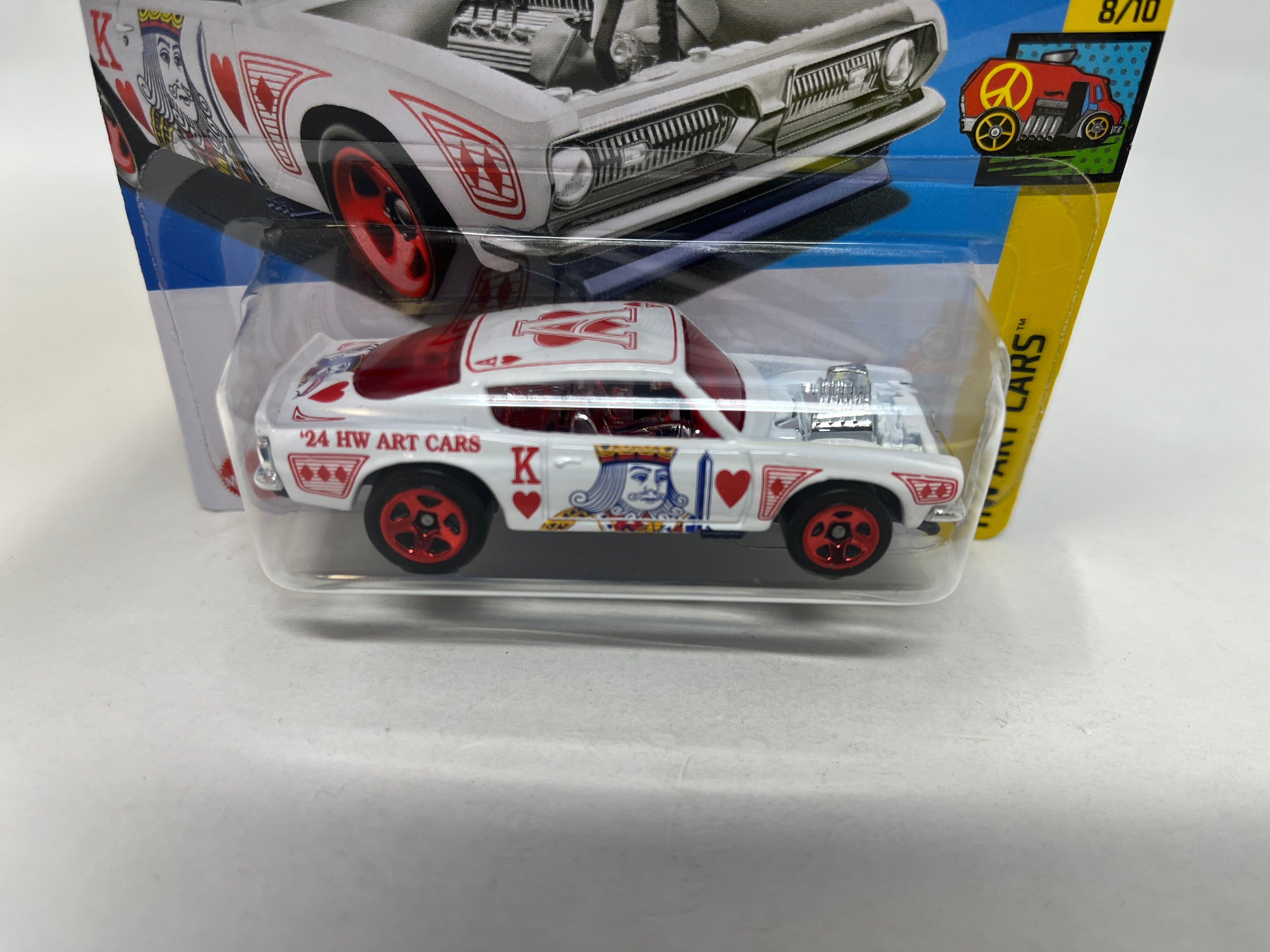 King Kuda #152 * White * 2024 Hot Wheels SHORT CARD Case J、mySite、hgirdovlk