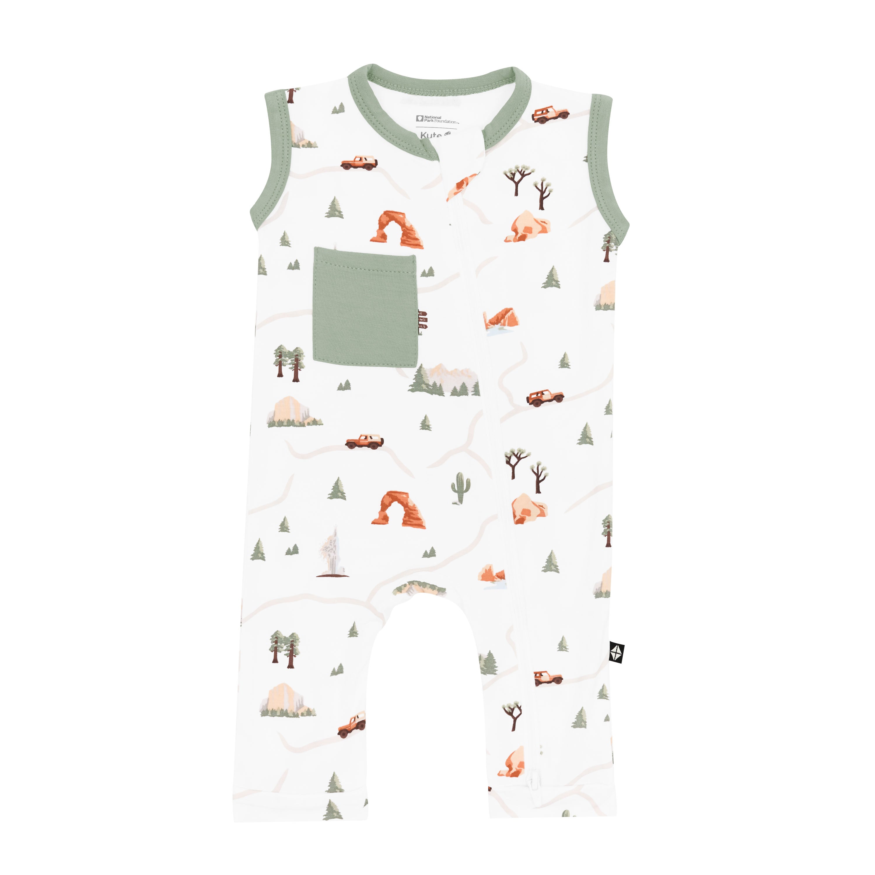  Zippered Sleeveless Romper in Road Trip、mySite、layawaytickets