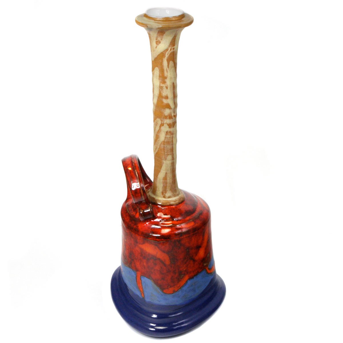 Handmade Decorative Red Clay Decanter by Danko – Bulgarian Artistry、mySite、topwebapps