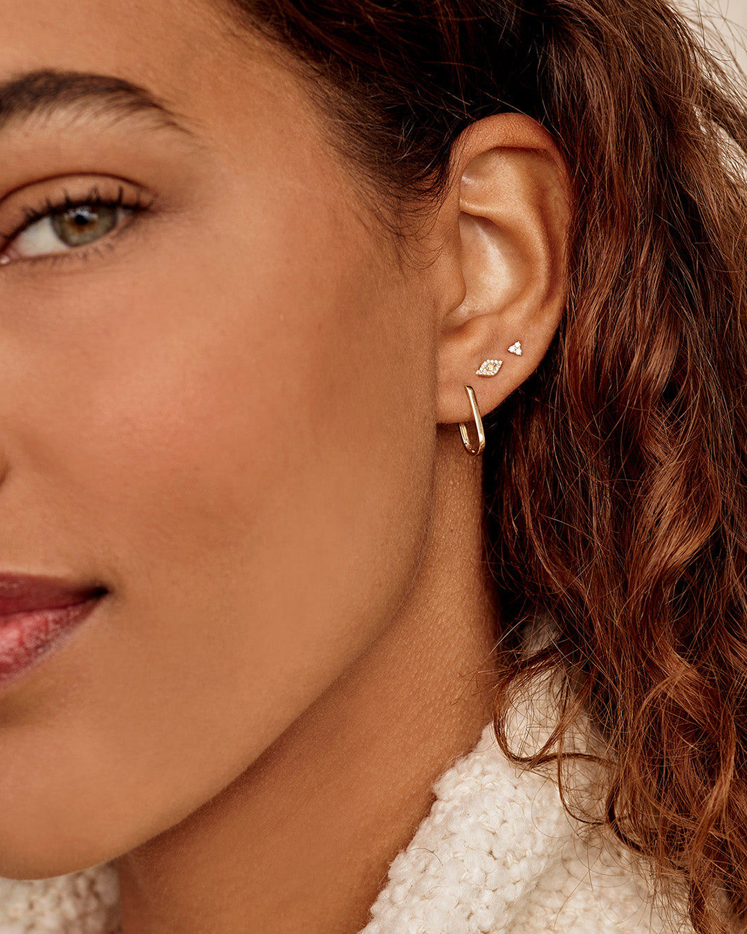 Diamond Evil Eye Single Stud、mySite、hinf8tx79