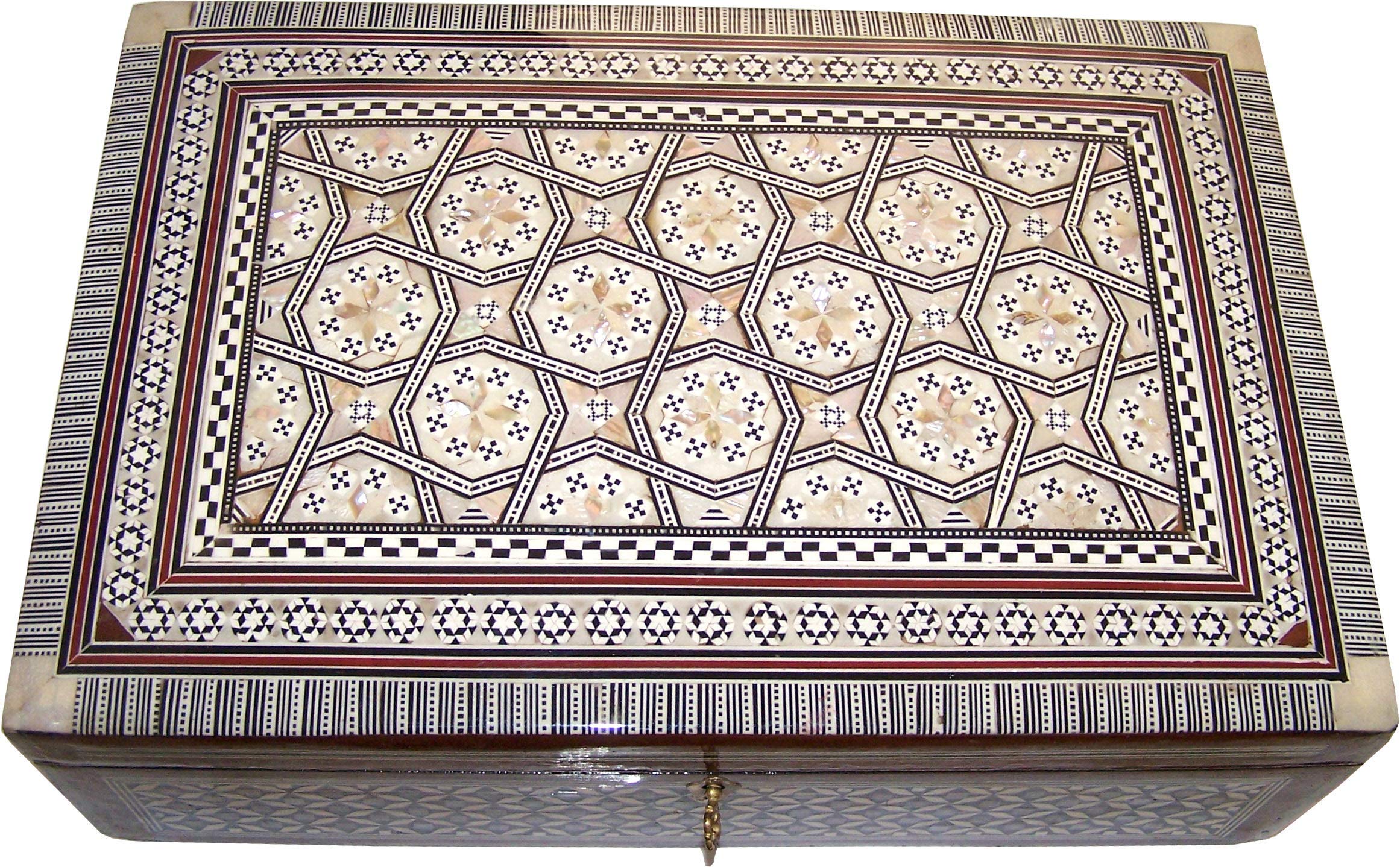  Holy Land Market Decorative Box - Wooden Inlaid with Mother pf Pearls - Large - 14 x 10 x 4 Inches、mySite、elrpsem3k