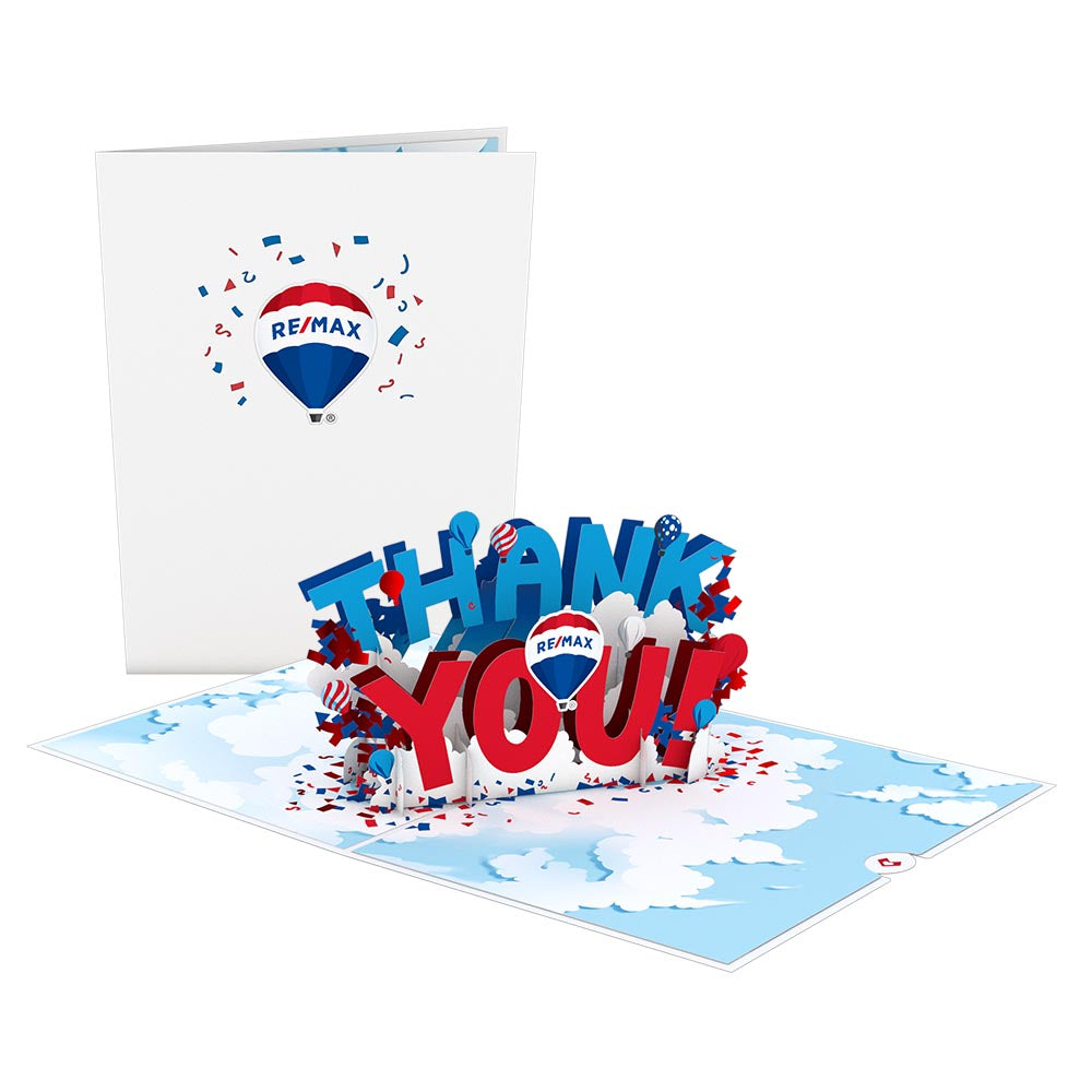 RE/MAX® Thank You Pop-Up Card、mySite、solidvoid