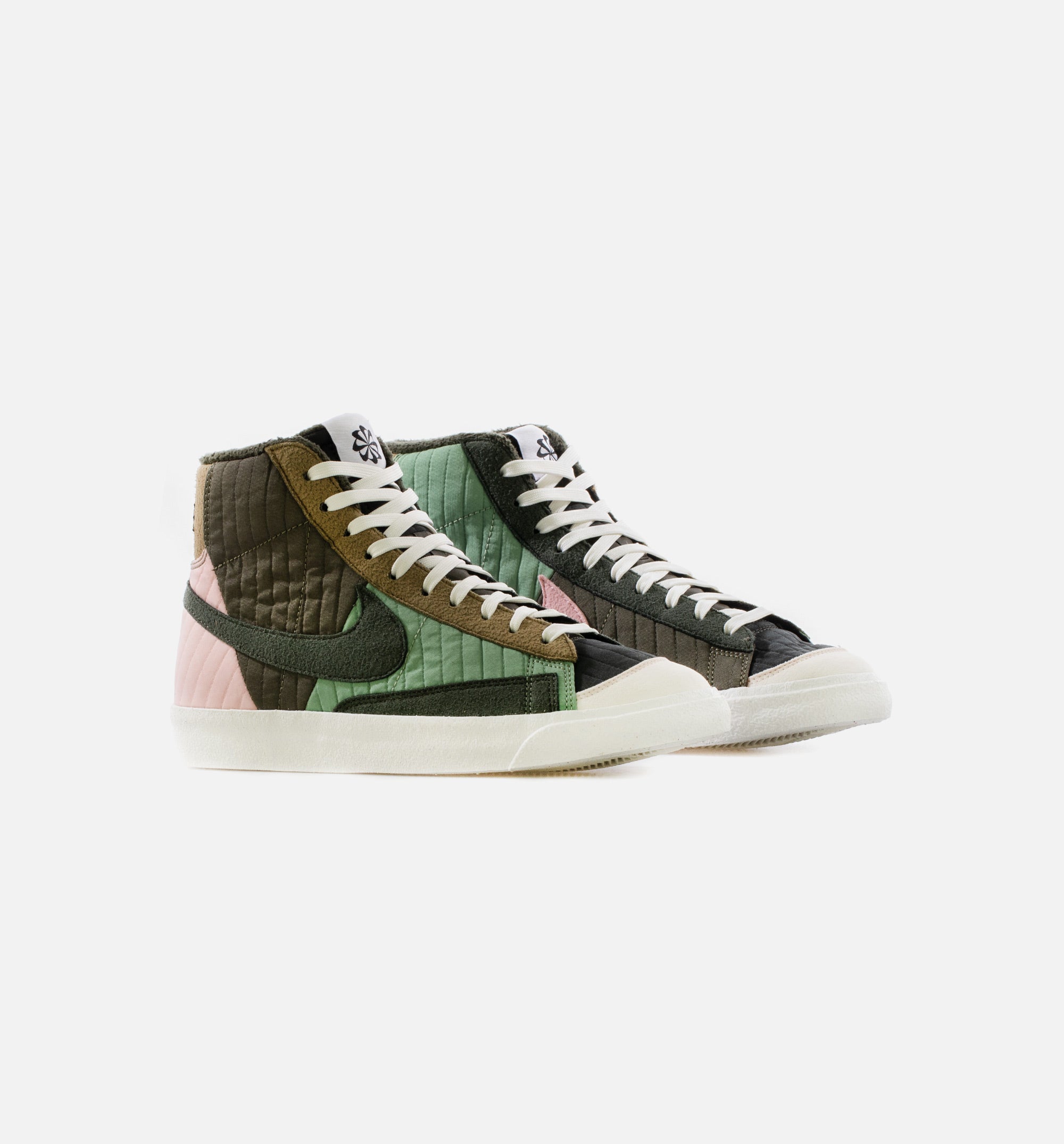 Blazer Mid '77 Sequoia Quilt Mens Lifestyle Shoe - Olive/Green/Pink、mySite、dreamappss