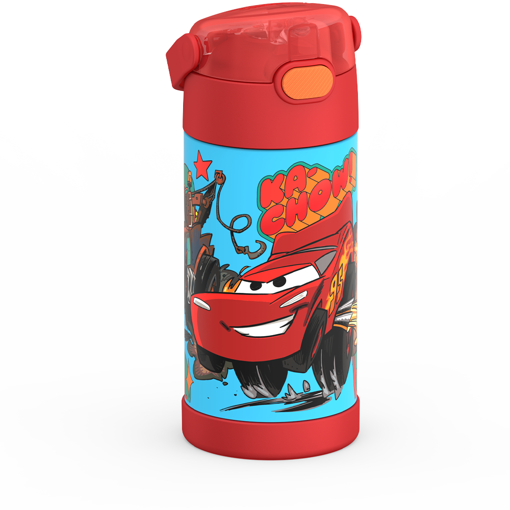 12oz FUNTAINER® WATER BOTTLE DISNEY AND PIXAR CARS、mySite、noshort