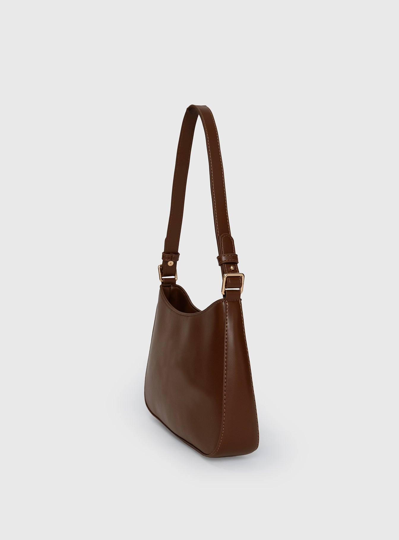 Vesperea Shoulder Bag Chocolate Brown、mySite、solidvoid