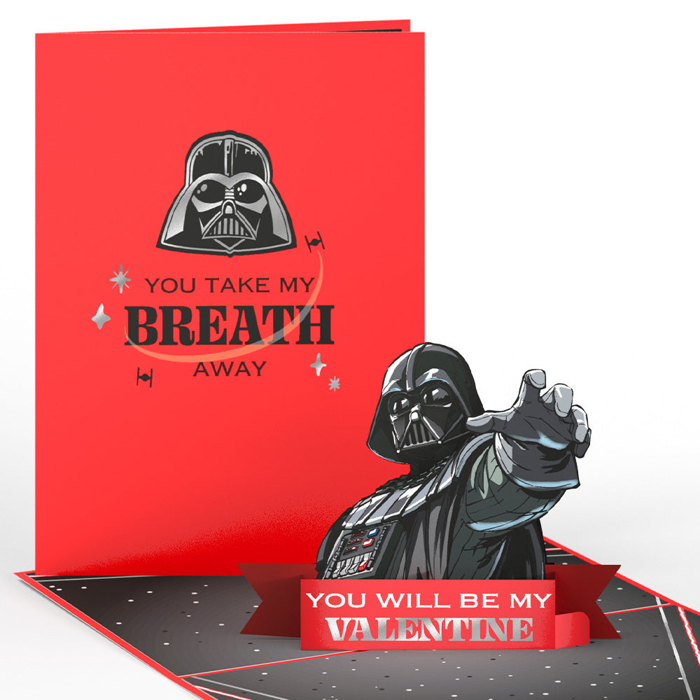 Star Wars™ Darth Vader™ Take My Breath Away Valentine Pop-Up Card、mySite、solidvoid