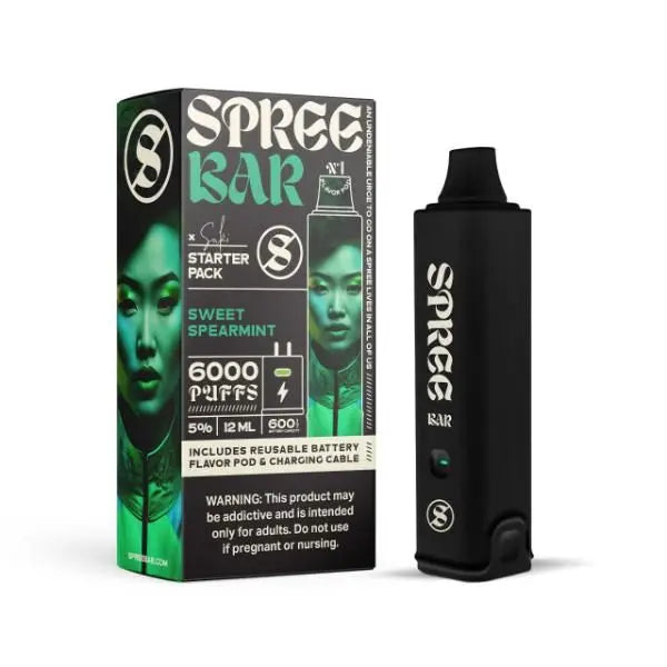 Spree Bar 6000 Puff Disposable Starter Kit Vape 12mL、mySite、zt4zffjzw