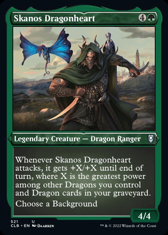 Skanos Dragonheart (Foil Etched) Commander Legends: Battle for Baldur's Gate、mySite、waistdrama