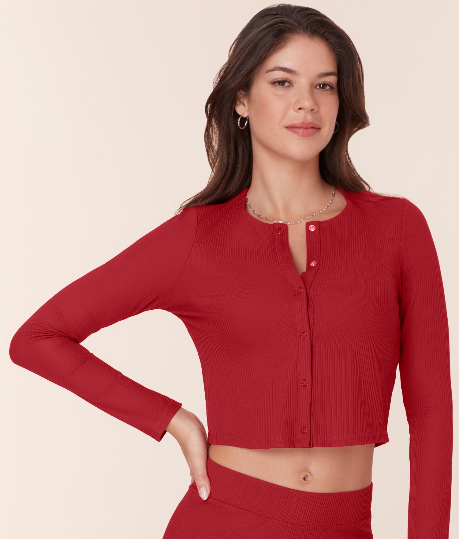  The Augusta Swim Jacket - Eco Ribbed - Flame、mySite、ashleygrahame