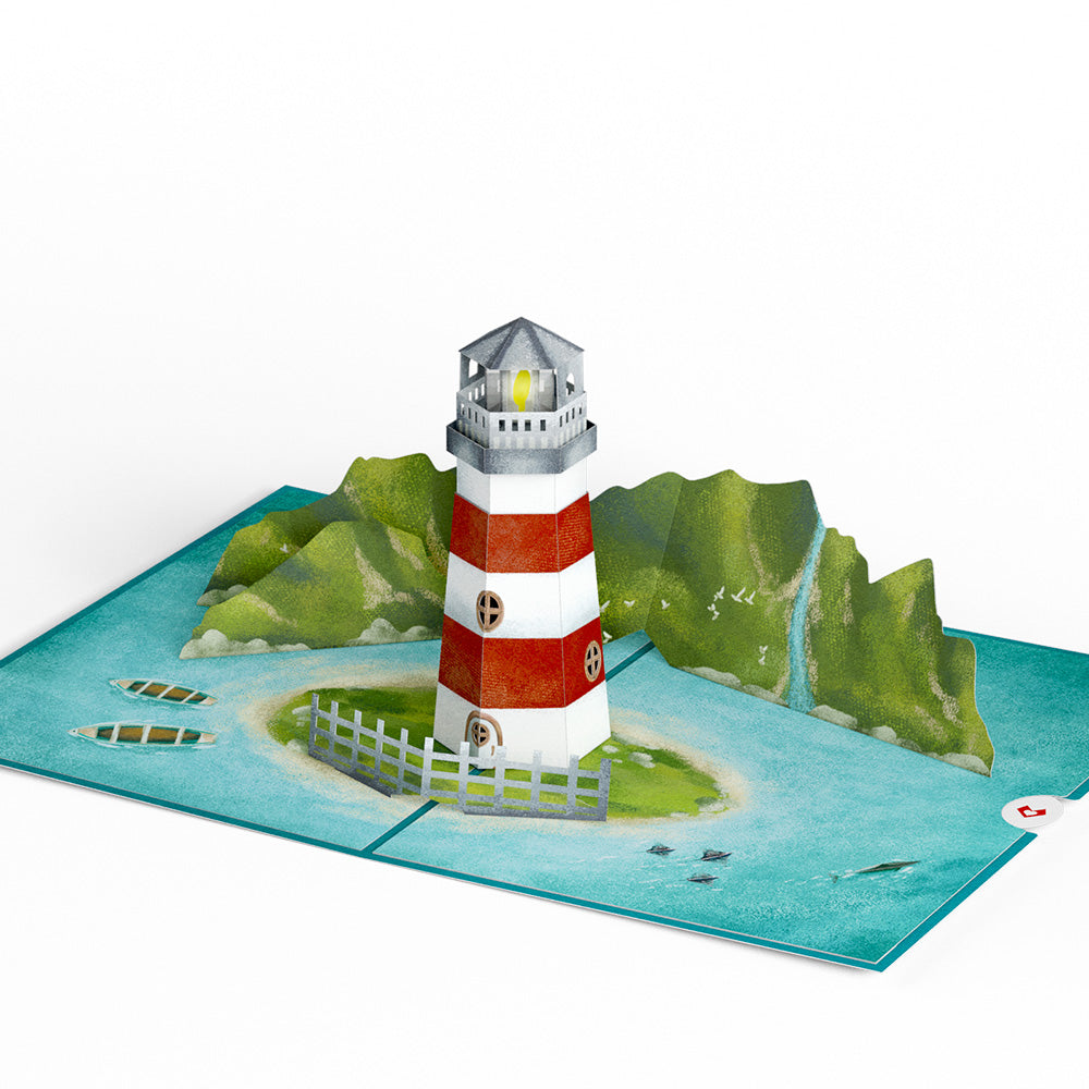 Coastal Lighthouse Pop-Up Card、mySite、solidvoid