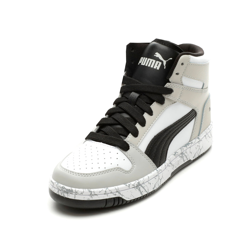 Rebound Mid Layup Marble High Top Sneakers (Big Kid)、mySite、gtrtttuynbv