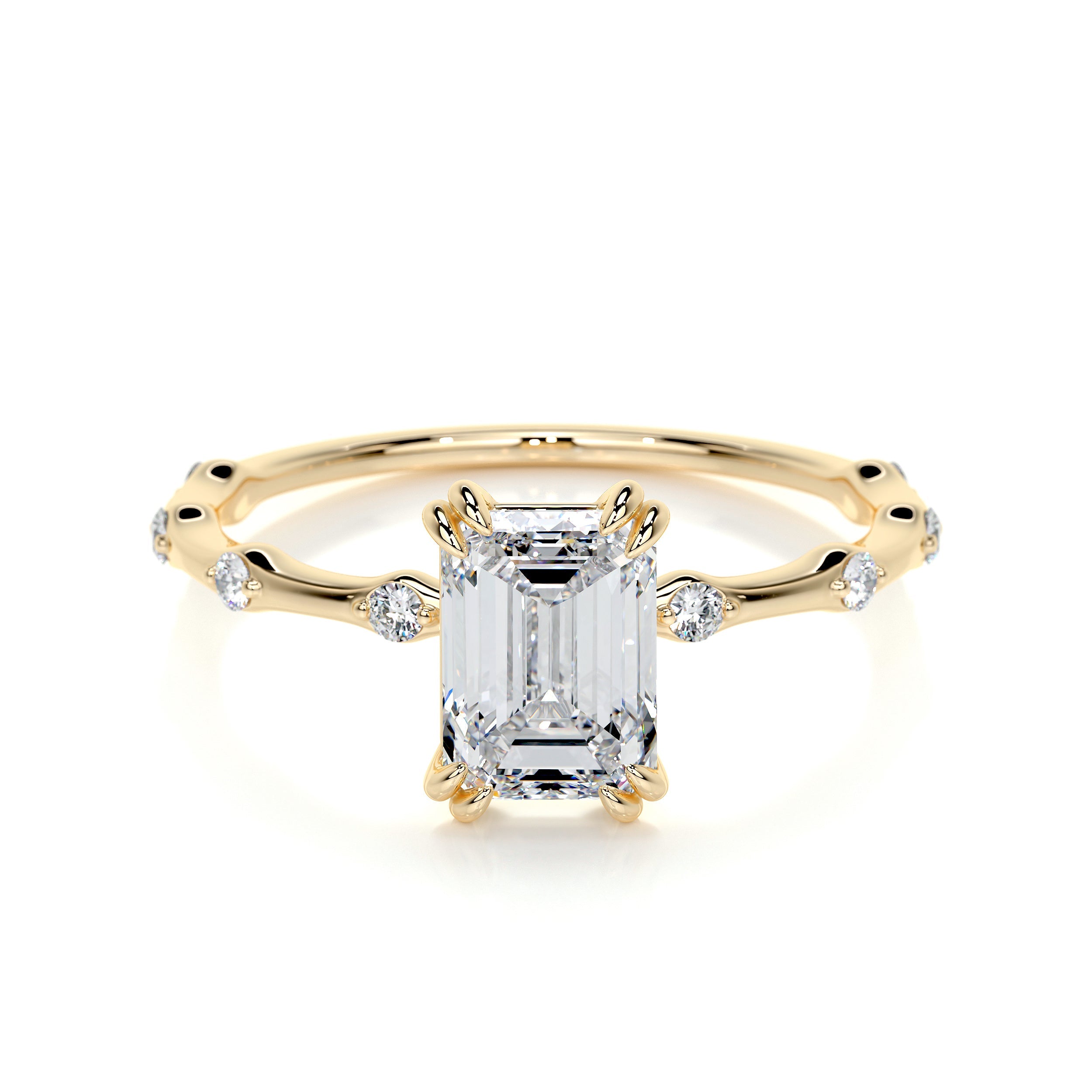 Wilma Lab Grown Diamond Ring -18K Yellow Gold、mySite、hinf8tx79