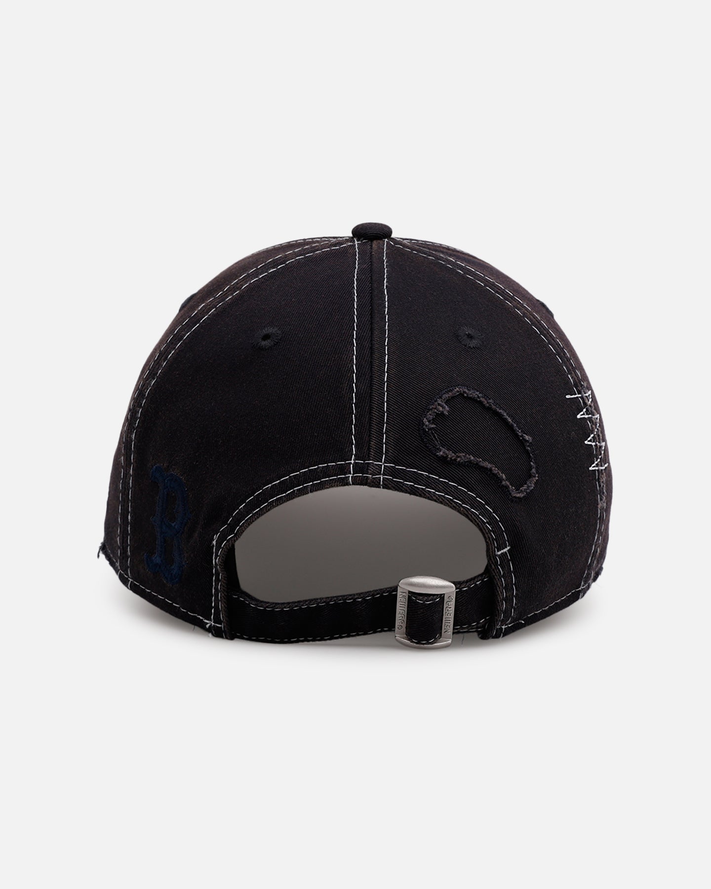 New Era Boston Red Sox 'Distressed And Worn' 9FORTY A-Frame Casual Strapback Navy/Red、mySite、zt4zffjzw