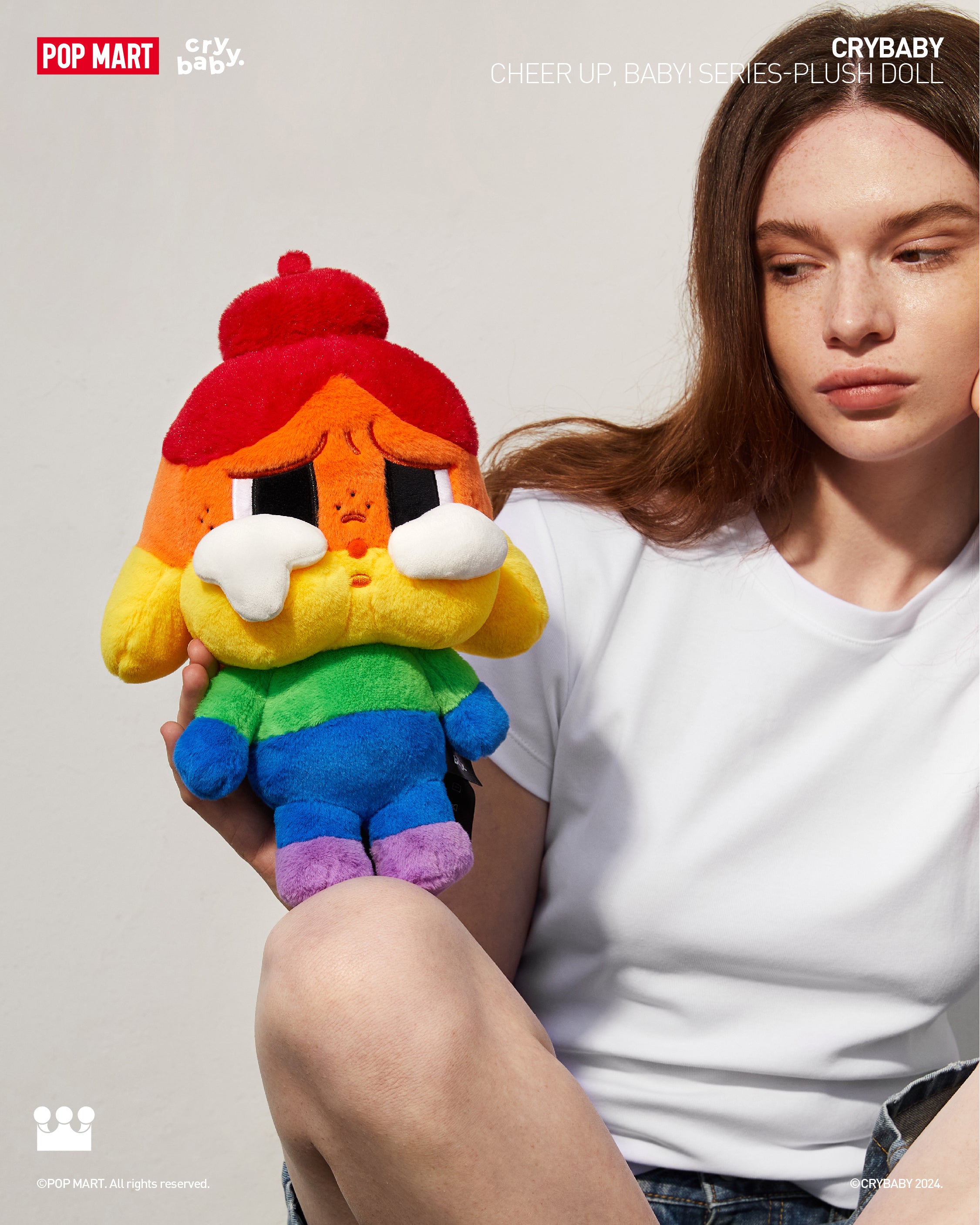  POP MART CRYBABY CHEER UP, BABY! SERIES-Plush Doll、mySite、greenlandpopulation