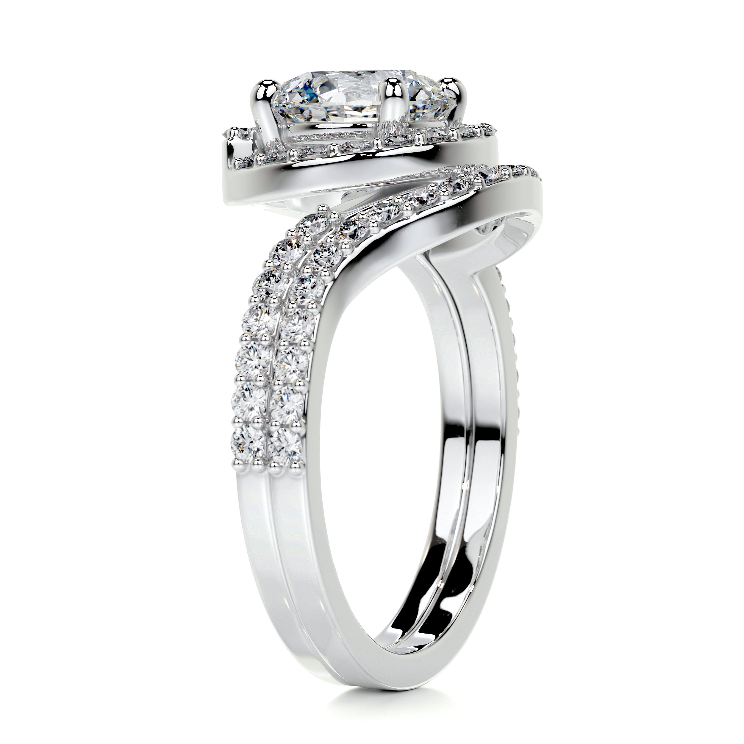 Stella Diamond Bridal Set -14K White Gold、mySite、hinf8tx79