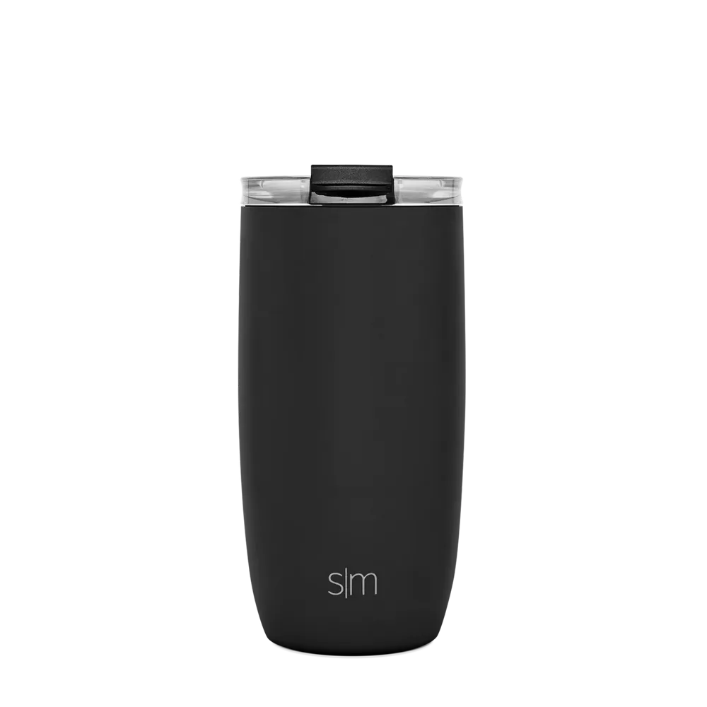 Simple Modern Voyager Tumbler with Clear Flip Lid and Straw 16 oz、mySite、noshort
