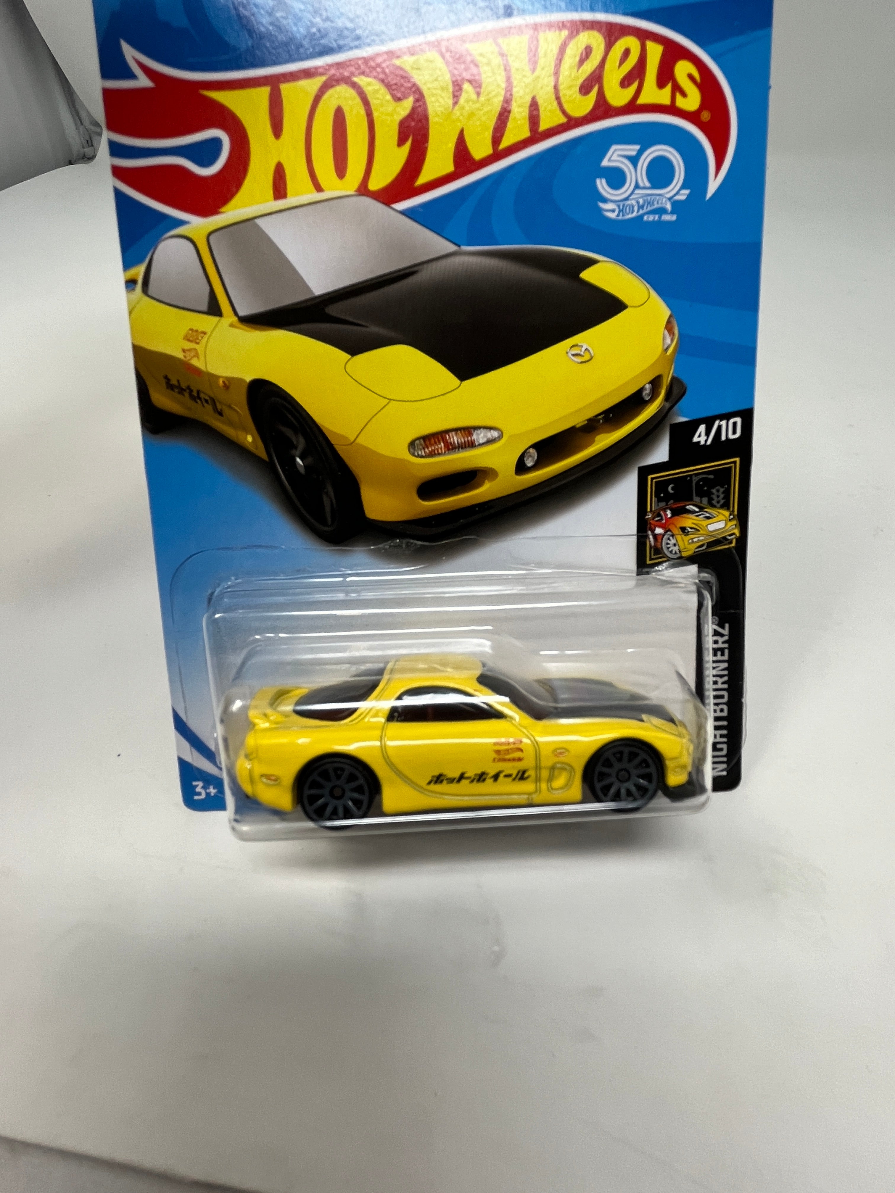 '95 Mazda RX-7 #16 * YELLOW * 2018 Hot Wheels、mySite、hgirdovlk
