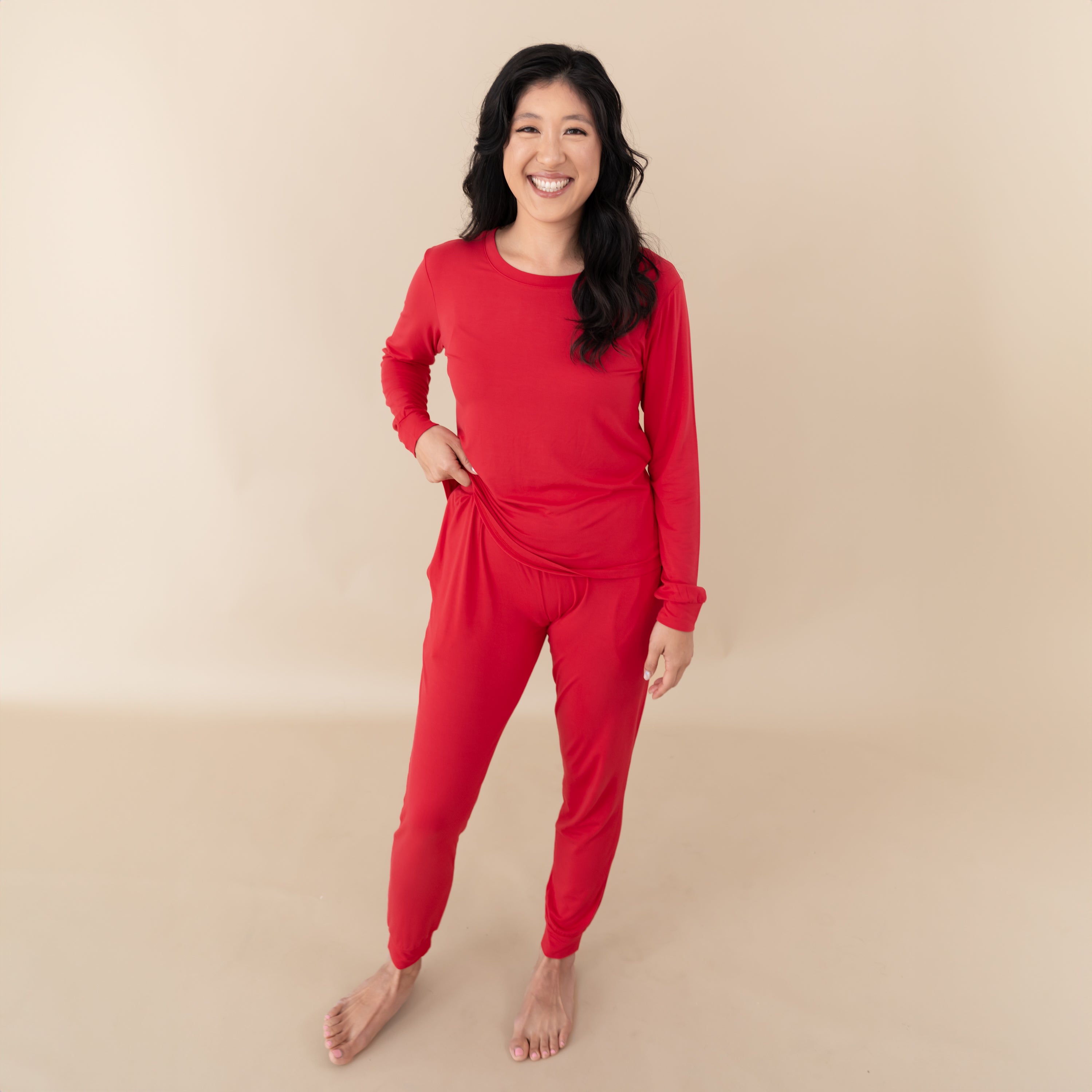  Women's Jogger Pajama Set in Cardinal、mySite、layawaytickets