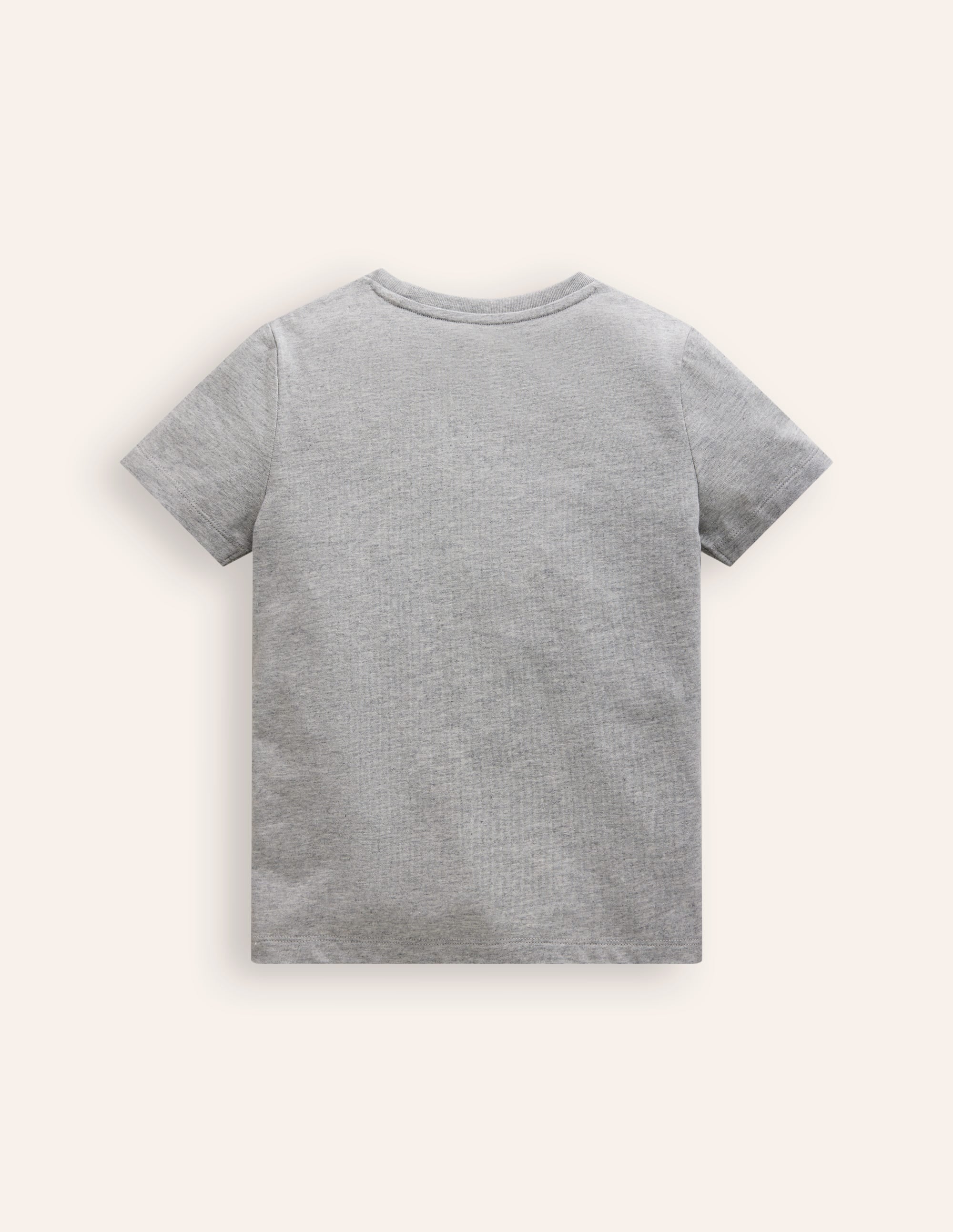  Appliqué Motif T-shirt-Grey Marl、mySite、ashleygrahame