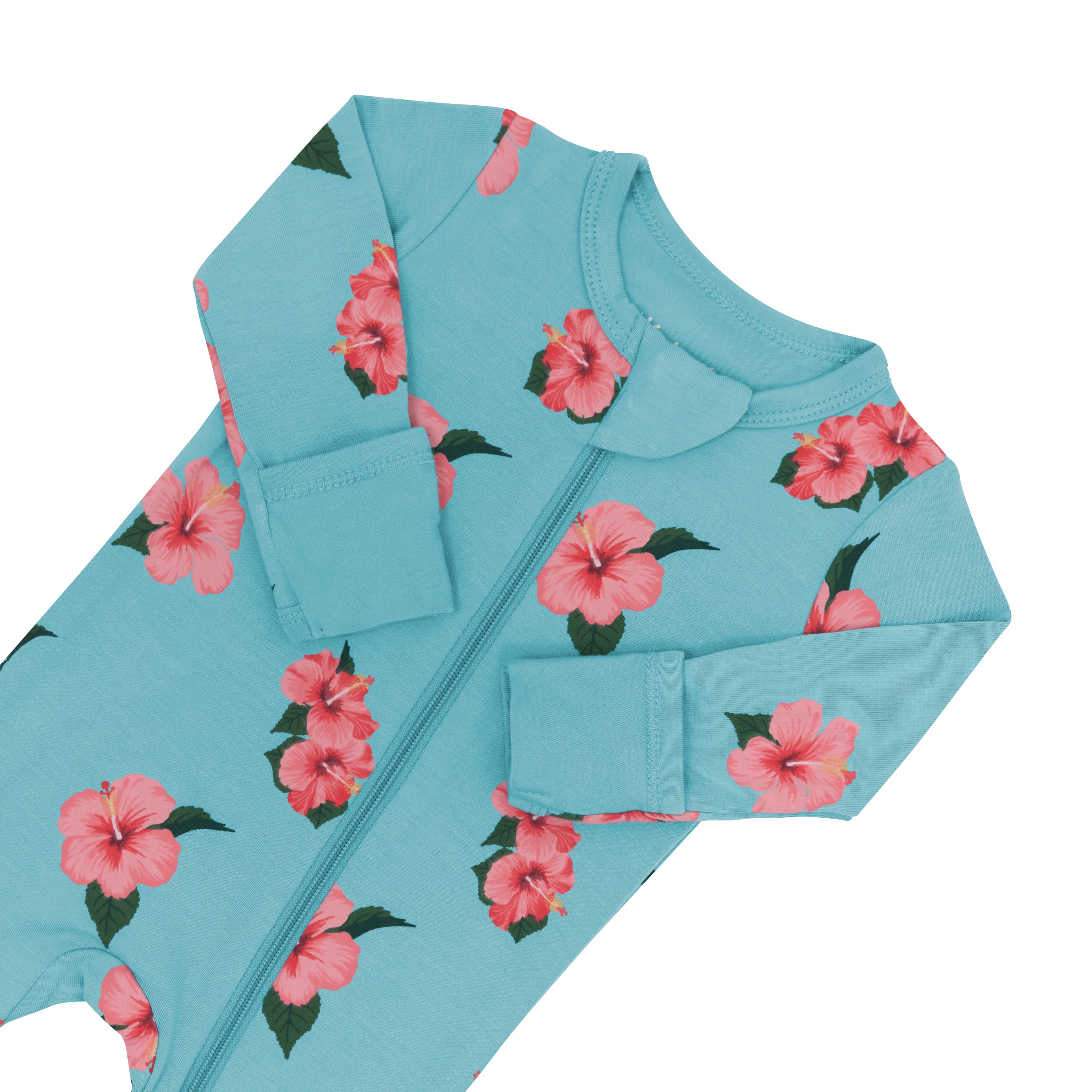  Zippered Footie in Hibiscus、mySite、layawaytickets