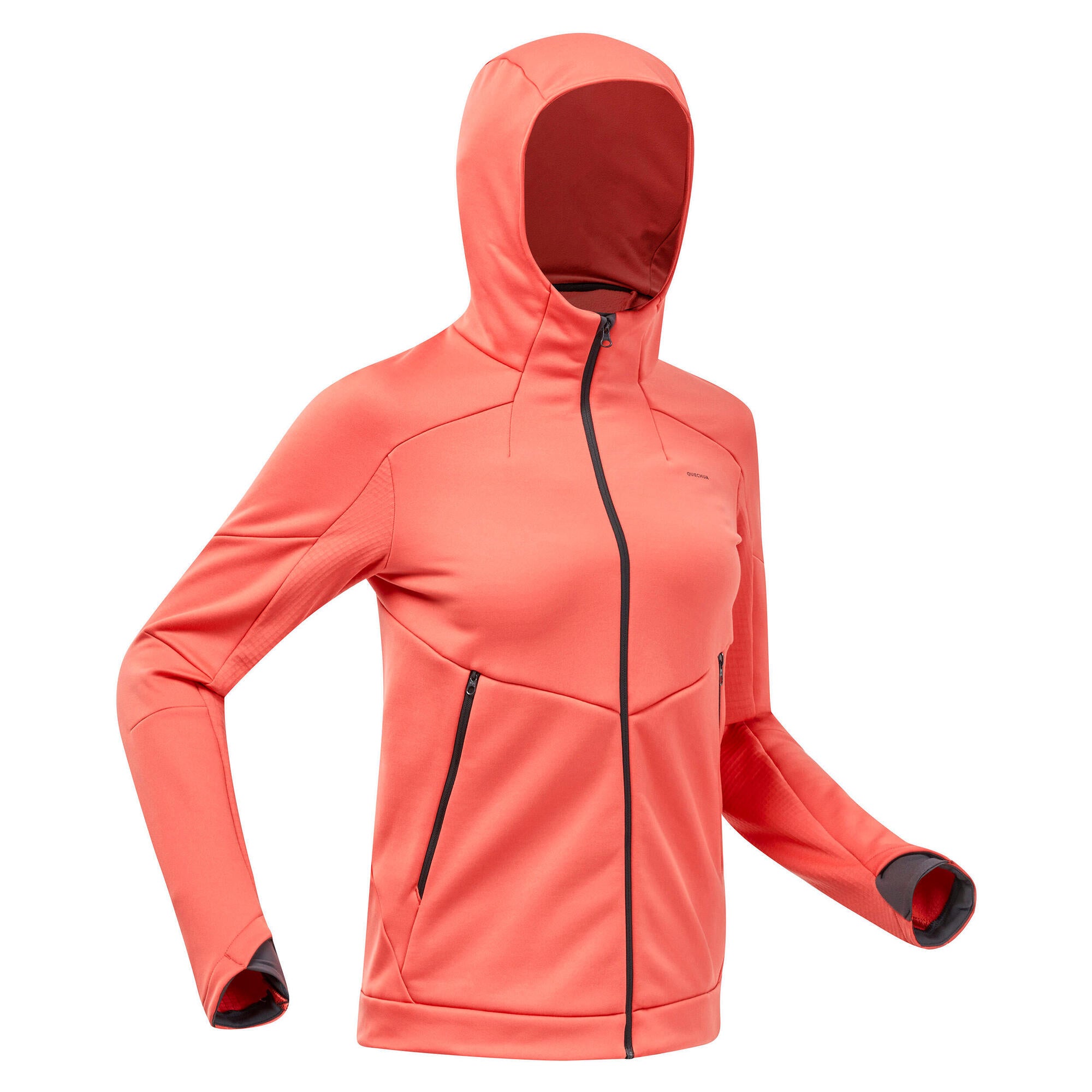 Quechua Women's Hiking Fleece Jacket - MH520 Hood