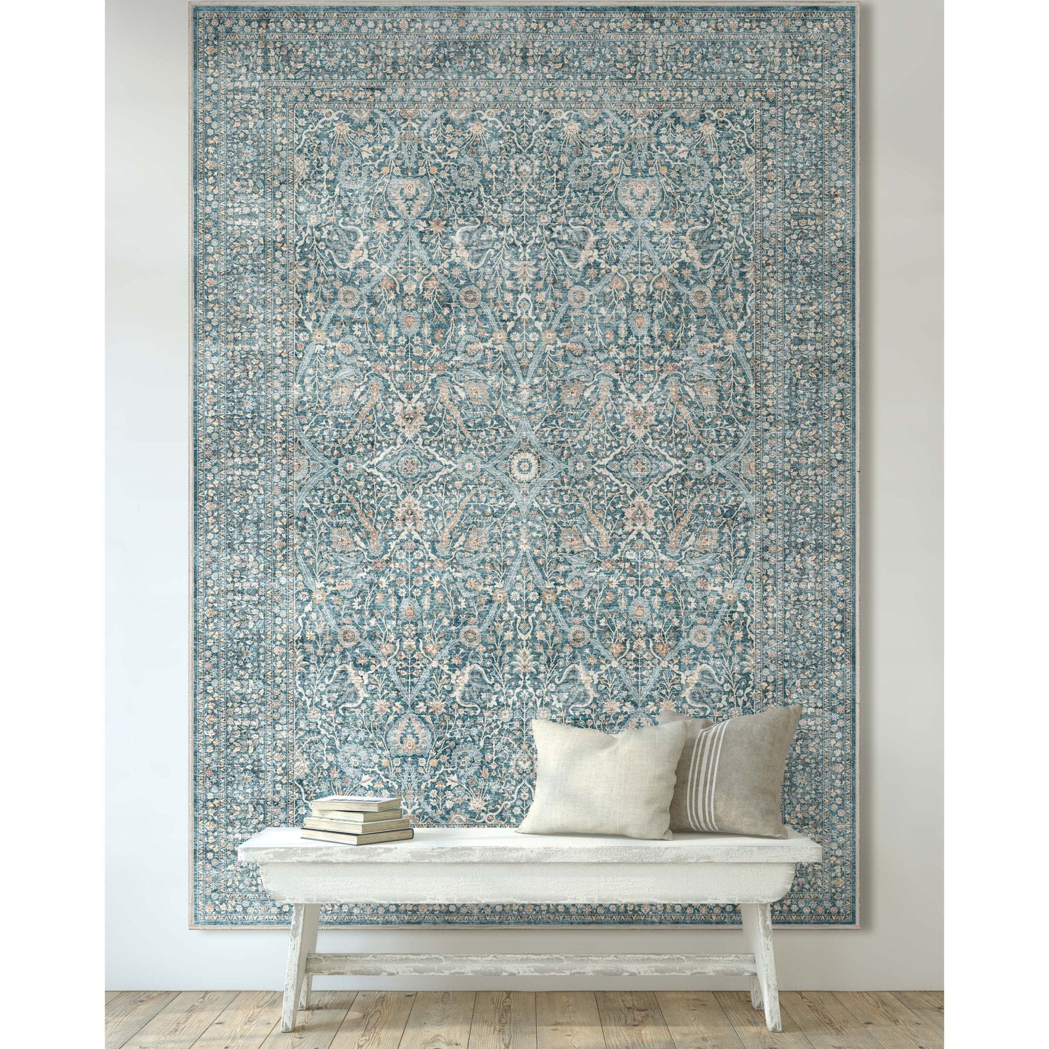 Isolde Vintage Persian Oriental Flat-Weave Rug、mySite、gigharbornorthrealestate