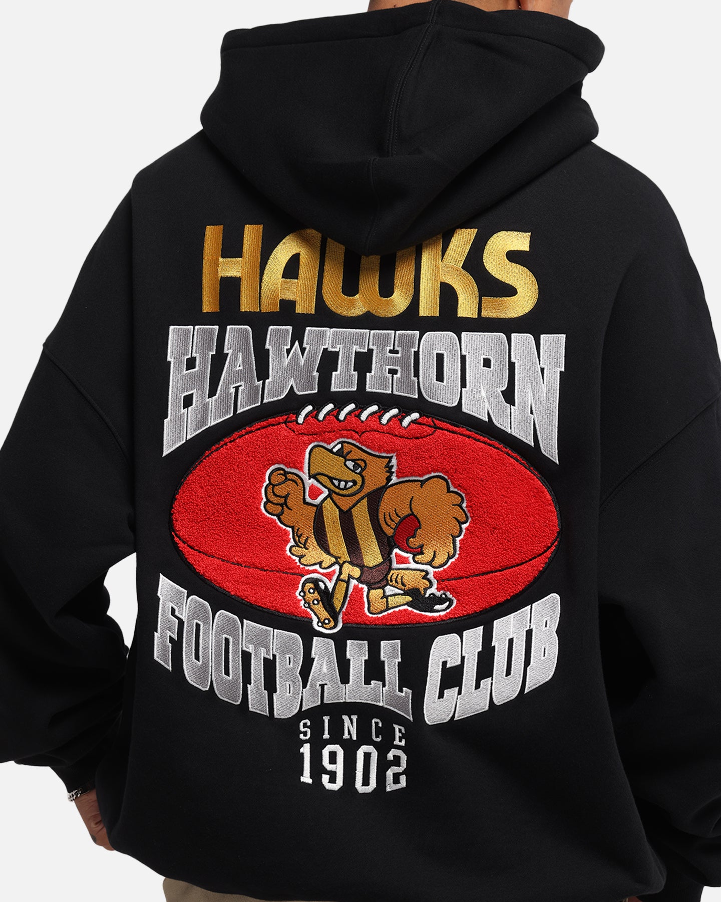 Mitchell & Ness Hawthorn Hawks Team Hoodie Solid Black、mySite、zt4zffjzw